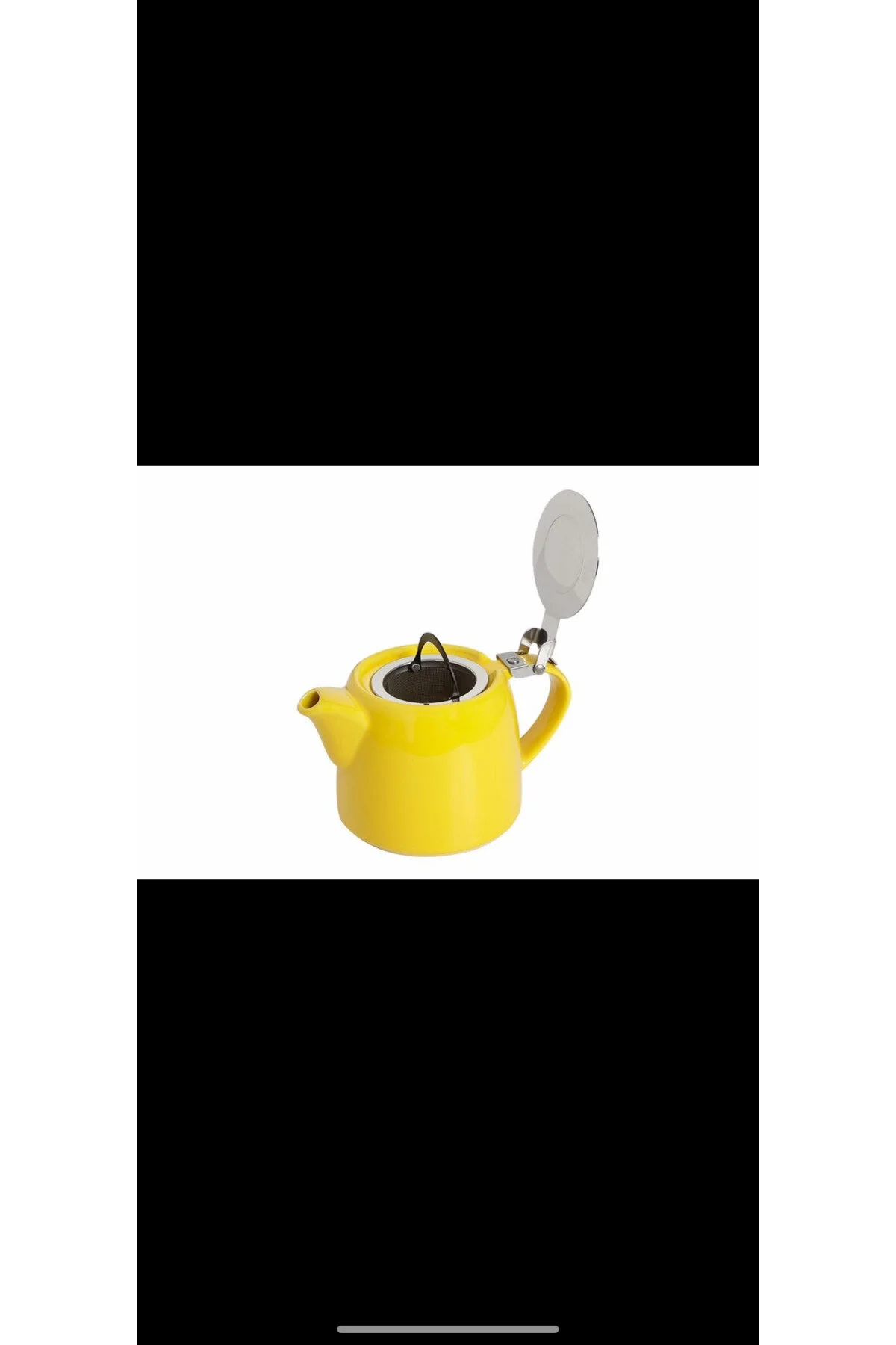 قوری TEAPOT FILTER YELLOW CHAI 600CC Porland
