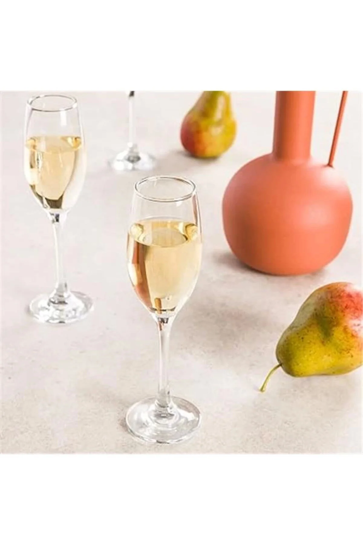 لیوان پایه‌دار گلاس 6 MALDIVE CHAMPAGNE GLASS 180 CC hepsiibirarada