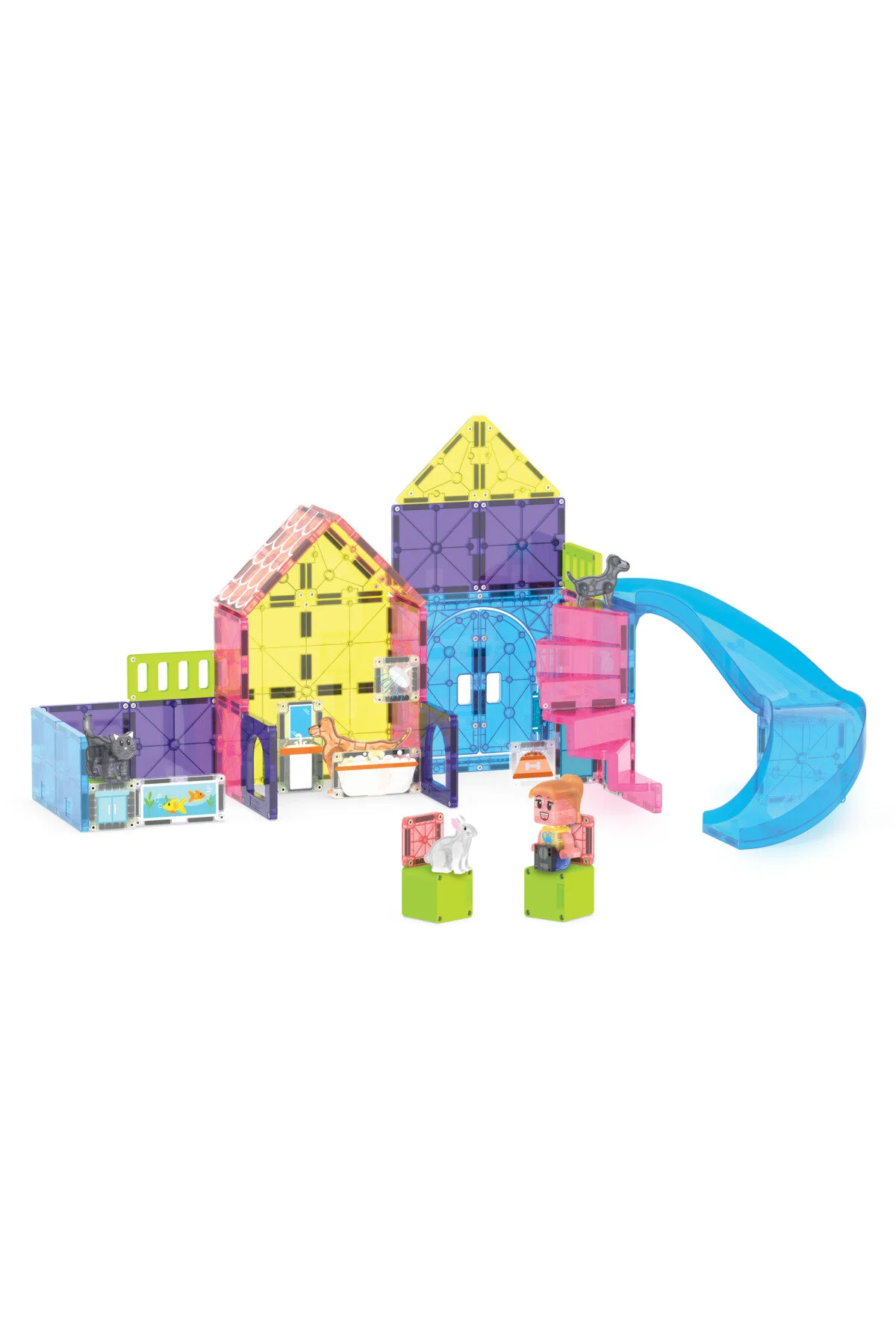 اسباب بازی های آموزشی MAGNA TILES® PLET PLAYHOUSE 50 قطعه Magna Tiles
