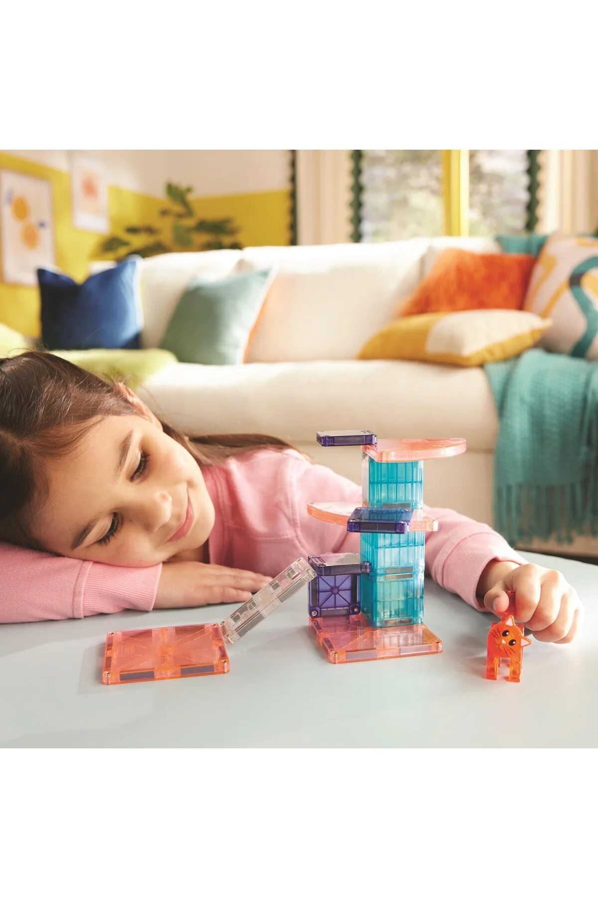 اسباب بازی های آموزشی MAGNA TILES® درخت گربه 13 قطعه Magna Tiles
