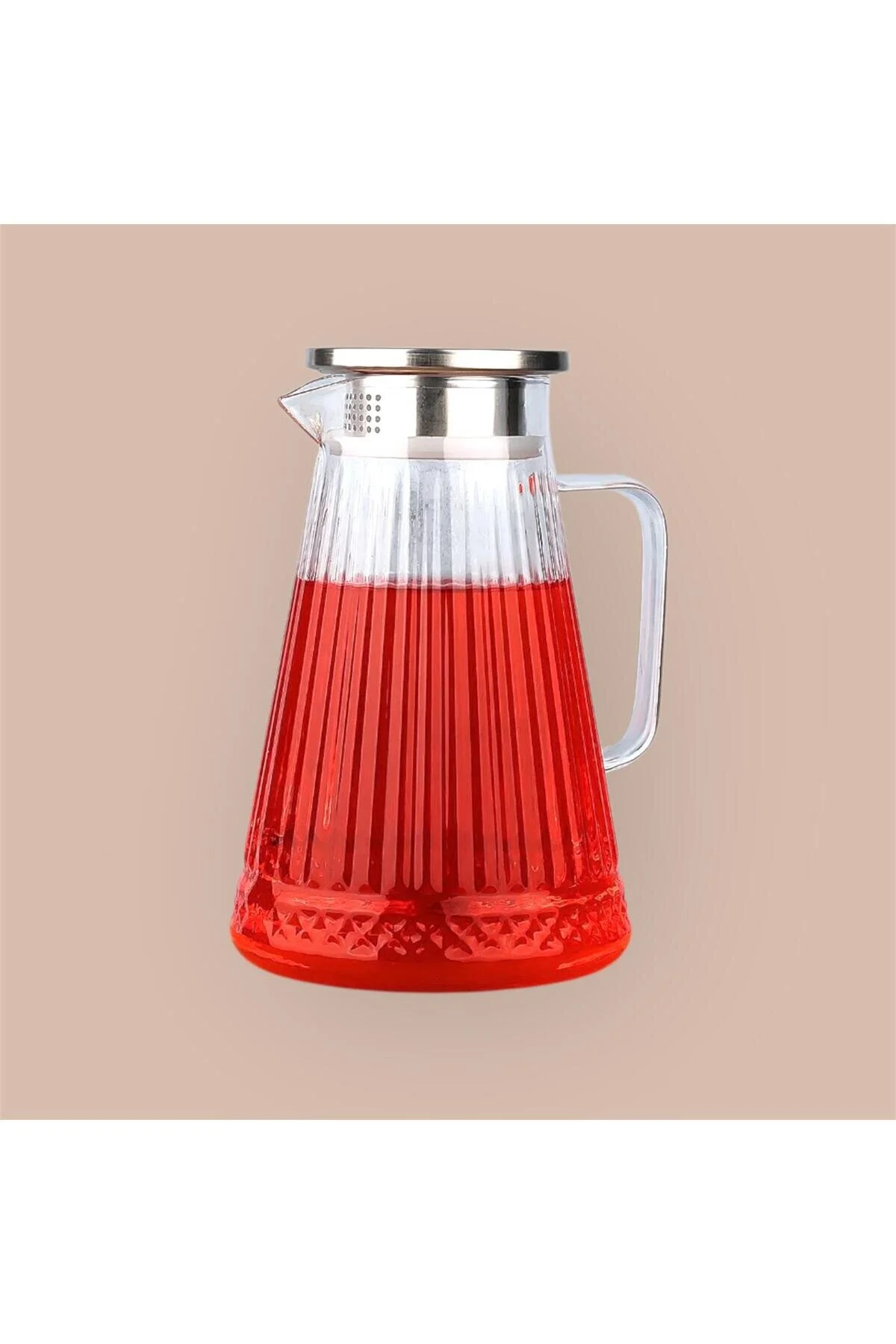 پارچ و تنگ کوزه شیشه ای BOROSILICATE 1.8 لیتر Amentes