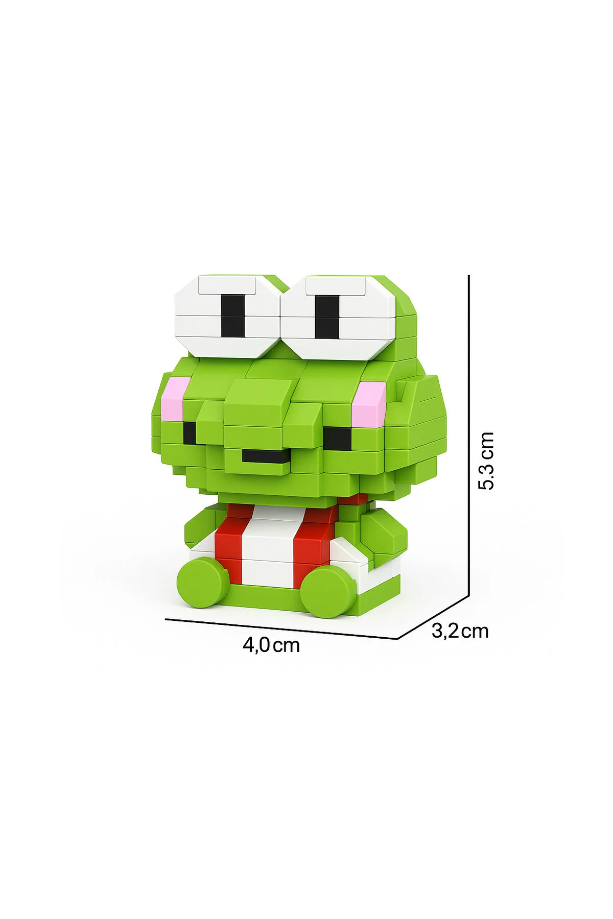 پازل سه بعدی اسباب بازی های ساختمانی شخصیت KEROPPI Bricks