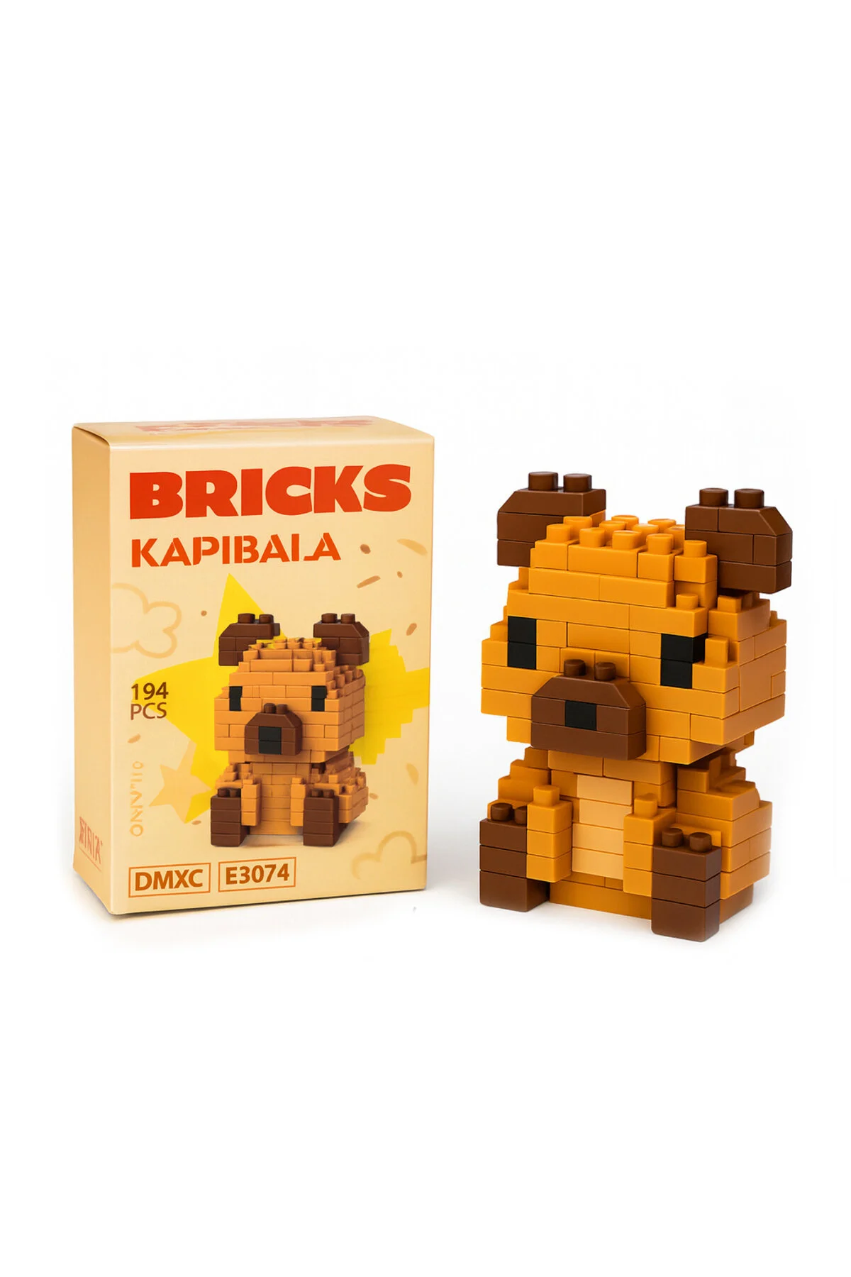 پازل سه بعدی شکل شخصیت KAPIBALA 3 BUILDING TOYS REPRO DESIGN Bricks