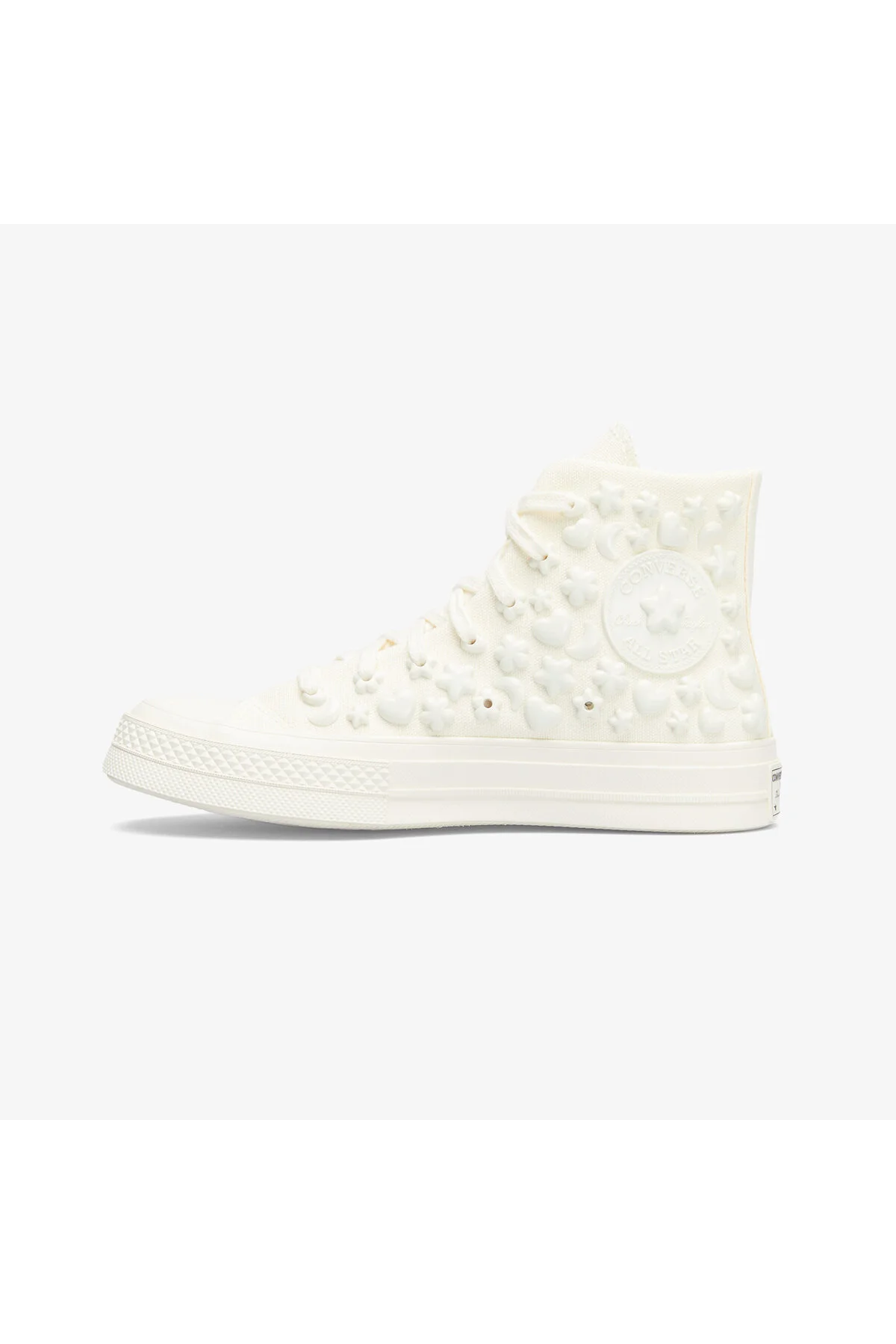 اسنیکر کفش کتانی کرم زنانه چاک 70 سه بعدی چارمز کانورس Converse