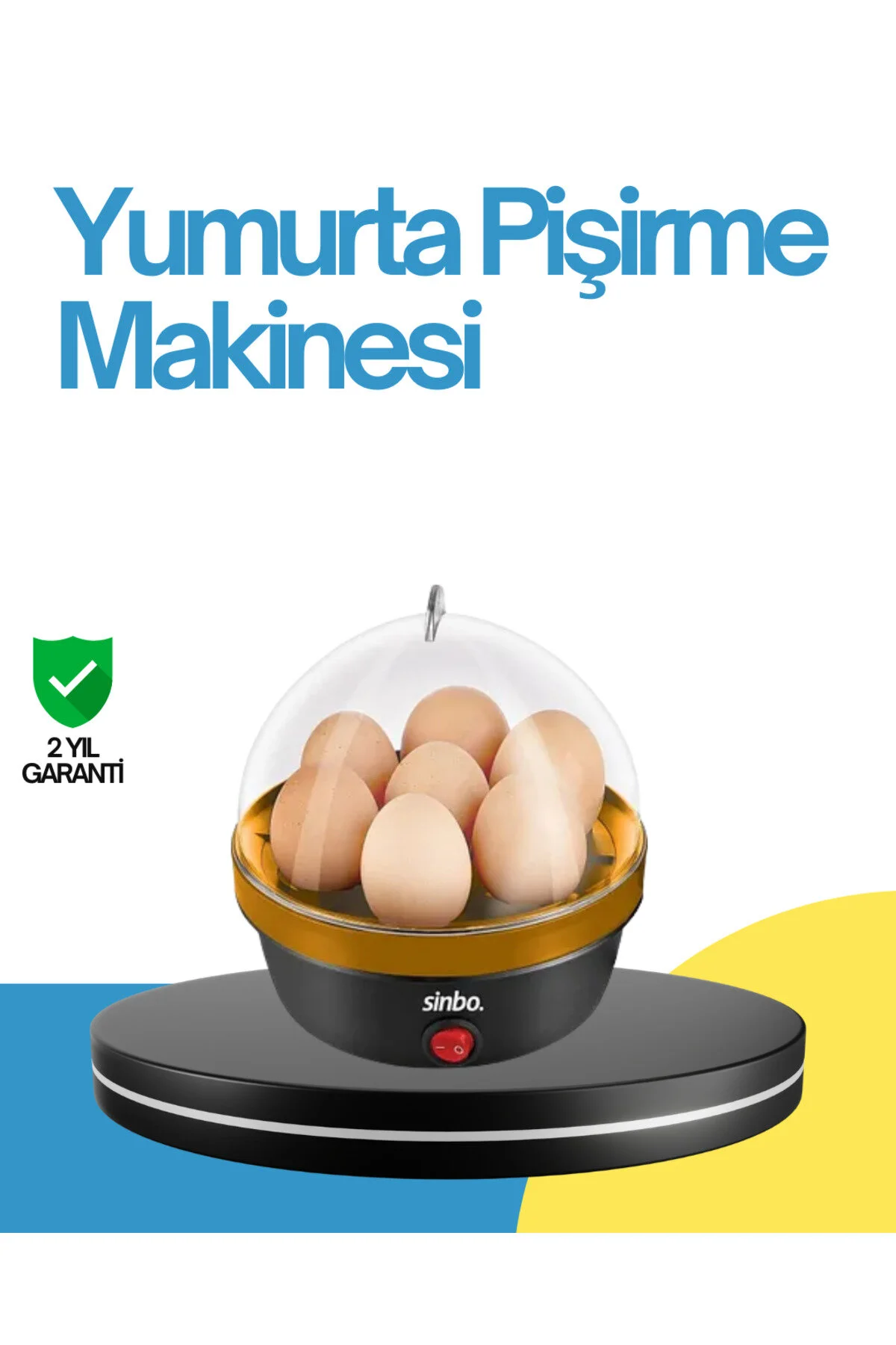 دستگاه پخت تخم مرغ با ظرفیت 7 نرم آب پز متوسط ​​و سخت اورجینال Genel Markalar