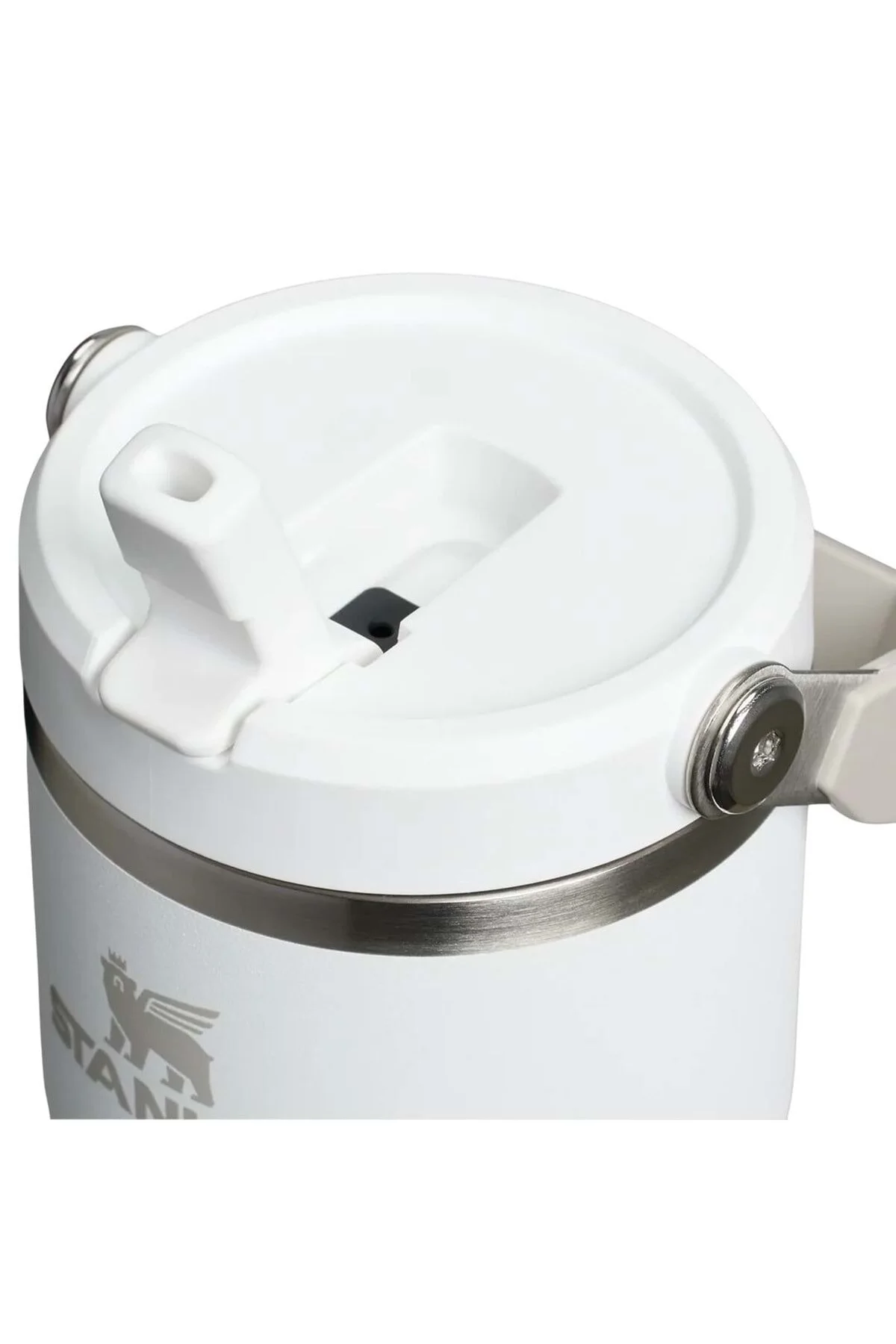 قمقمه و فلاسک جریان یخ FLIP STRAW PIPETAN THERMOS CUP 0.59 LT MATARA WHITE Stanley