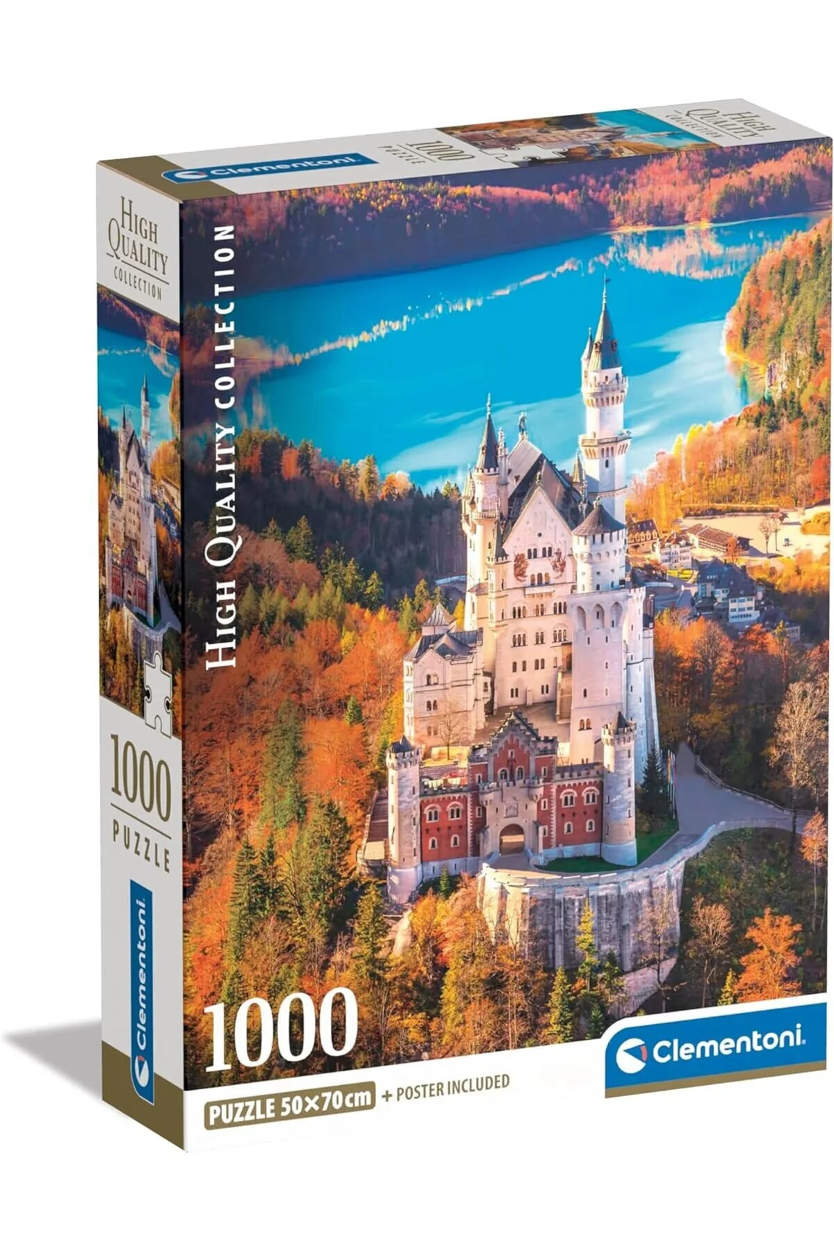 پازل PRSTORE 1000 قطعه با کیفیت بالا مجموعه NEUSCHWASTEIN جعبه جمع و جور STORAPR 1063348 STOREMAX
