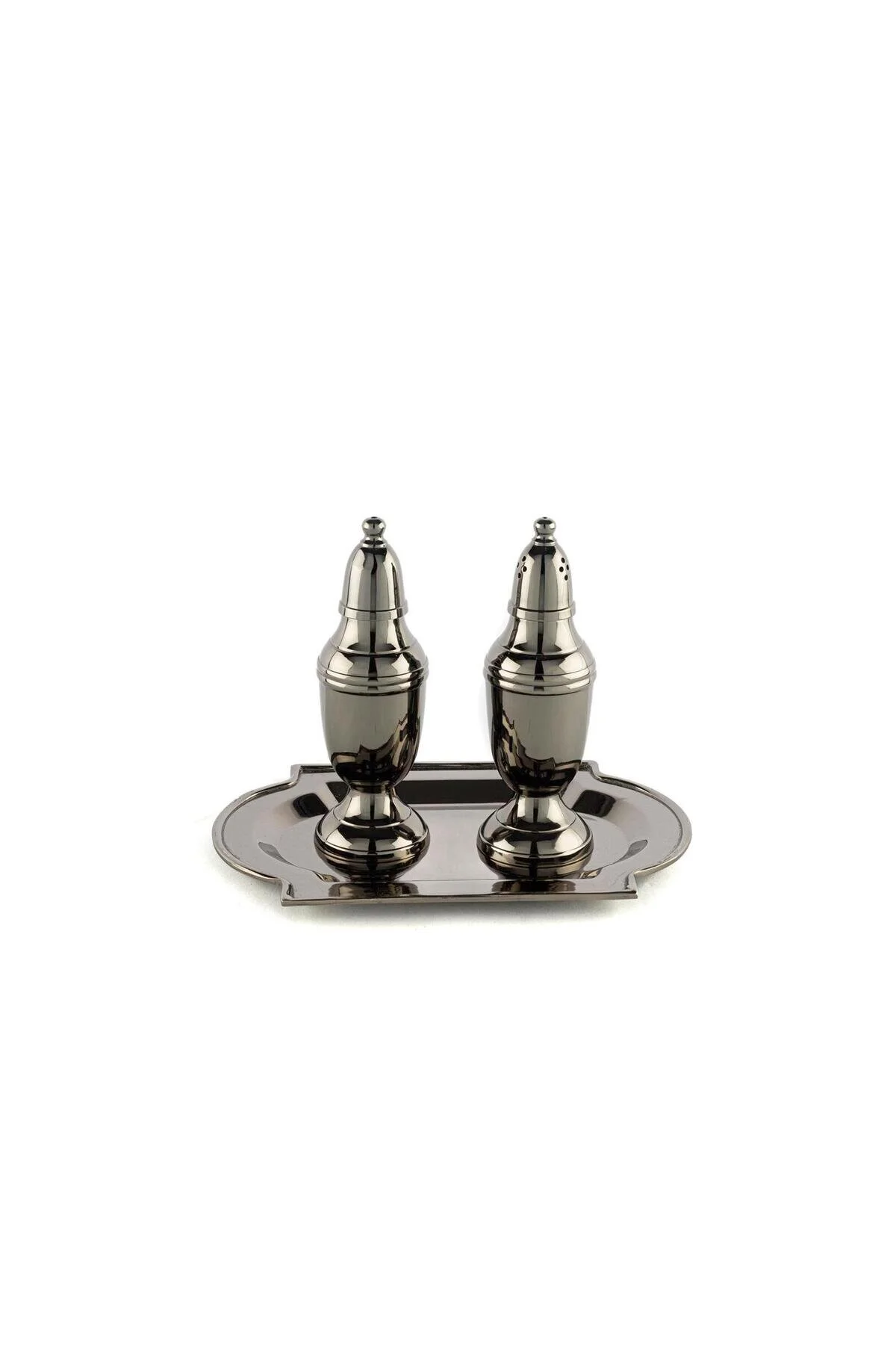 آسیاب قهوه و ادویه فلفل دلمه ای فلزی دودی SALTICANTY SET 18X12X13 سانتی متر Mikasa Moor