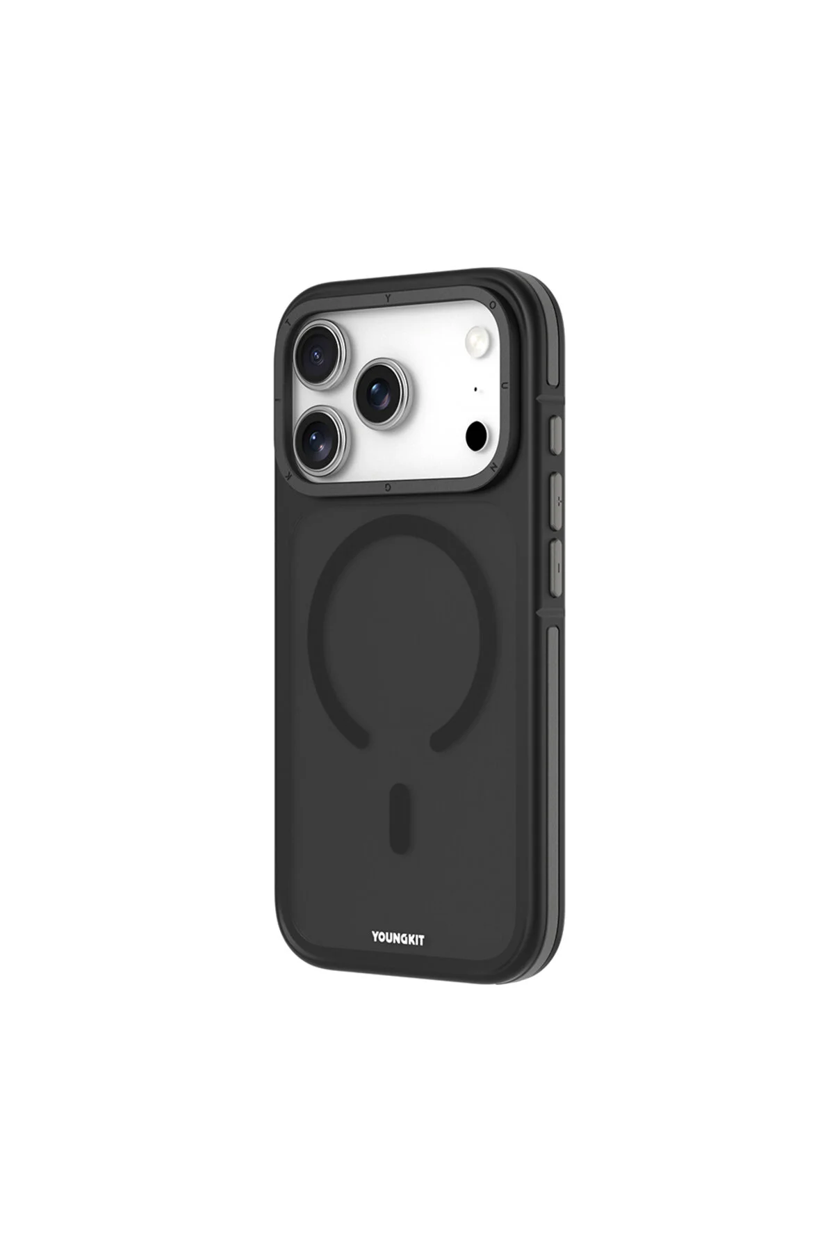 کاور و قاب محافظ سری ROCK SAND IPHONE 17 PRO MAX با ویژگی شارژ ایمن M مشکی Youngkit