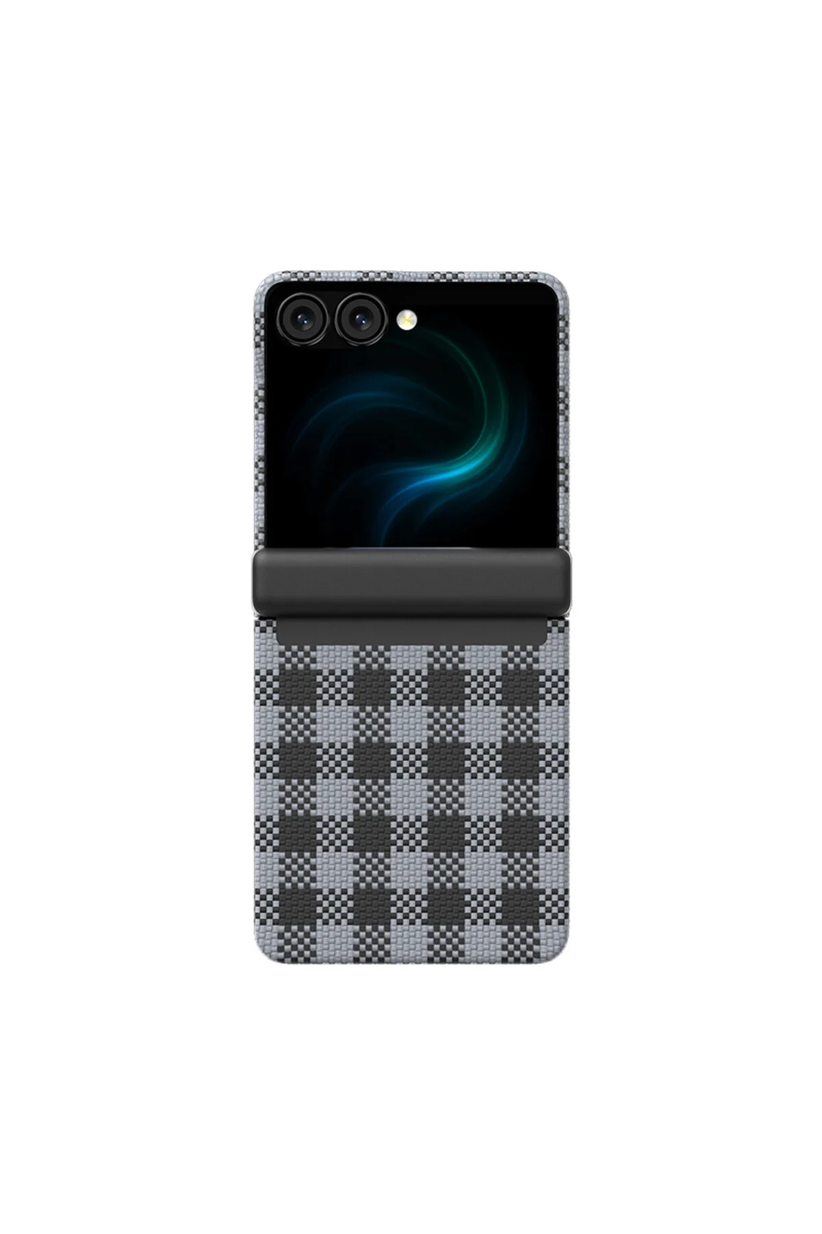 کاور و قاب سازگار با GALAXY Z FLIP 7 M SAFE ویژه شطرنجی ARMORAIR ARMORVICHY KEVLAR COVER مشکی Benks
