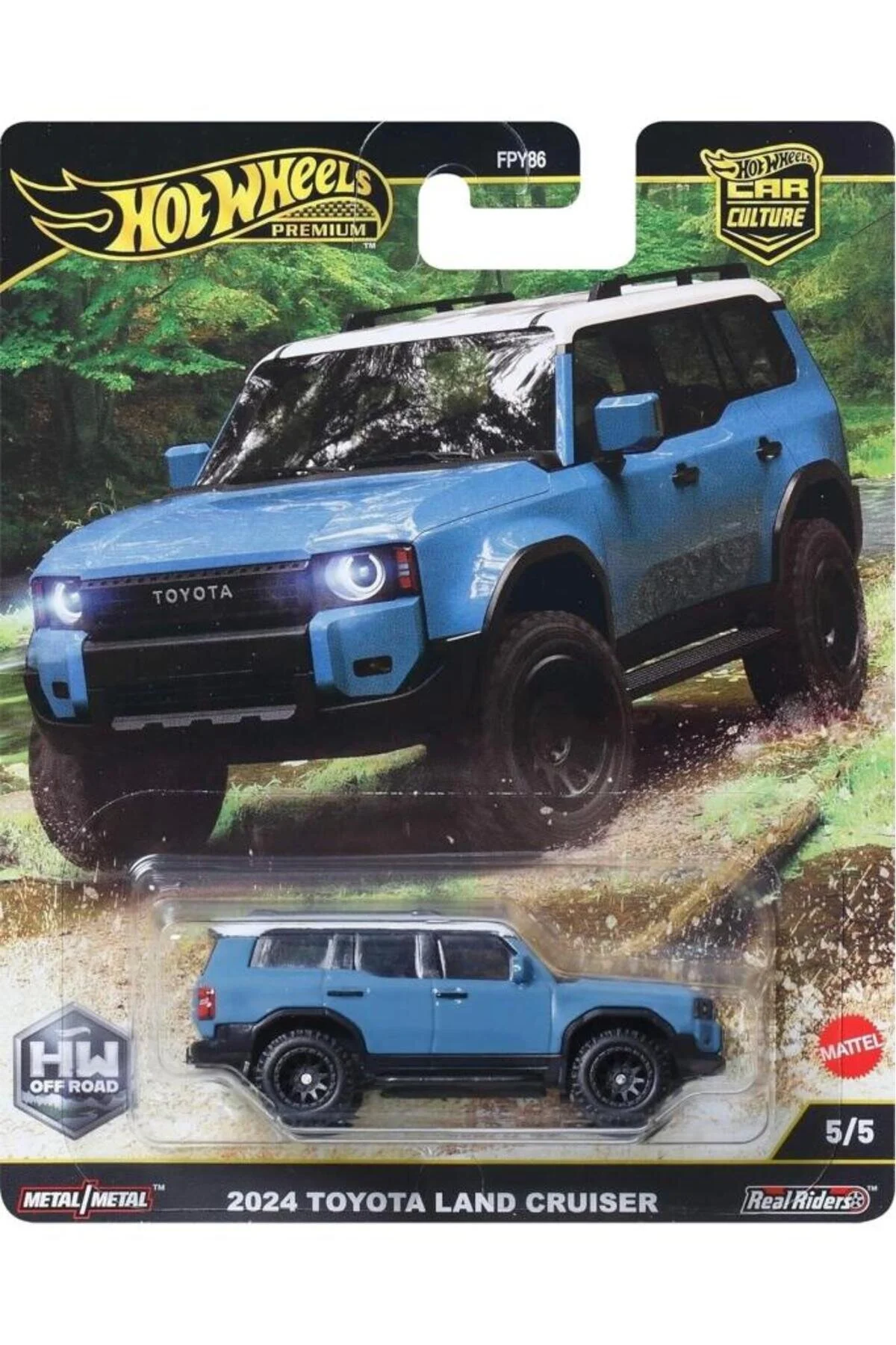 ماشین اسباب بازی فرهنگ اتومبیل 2024 TOYOTA LAND CRUISER FPY86 JBK52 HOT WHEELS