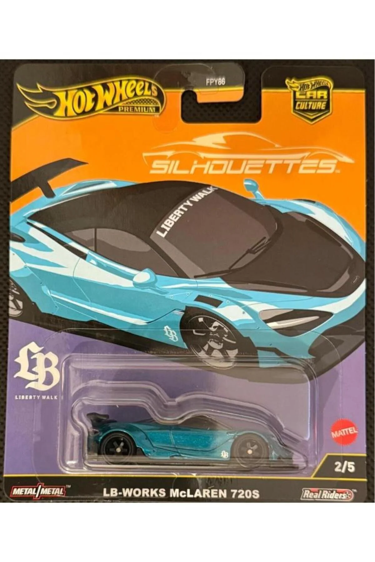 ماشین اسباب بازی کشت اتومبیل PREMIUM LB WORKS MCLAREN 720S FPY86 JBK47 HOT WHEELS