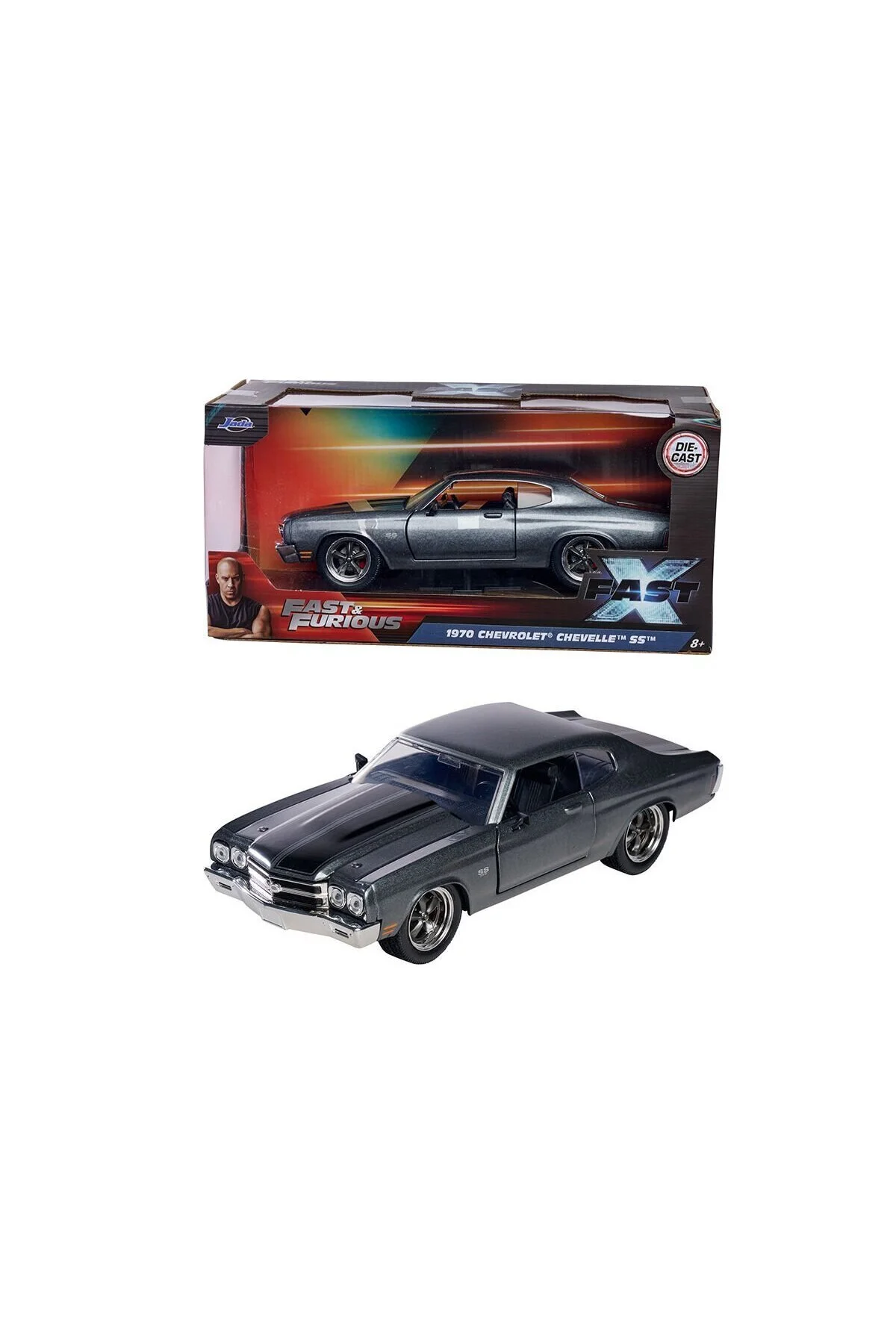 ماشین اسباب بازی 9334923314R00 FAST & FURIOUS 1970 شورولت 1 24 Simba