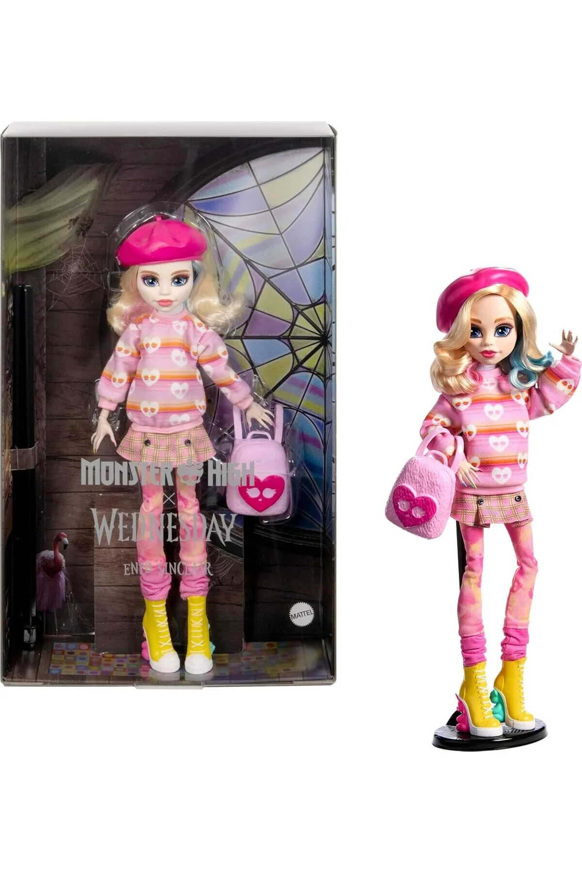 اسباب بازی های فیگور شخصیت پسرانه و دخترانه بچگانه چهارشنبه ENID BABY اورجینال MONSTER HIGH