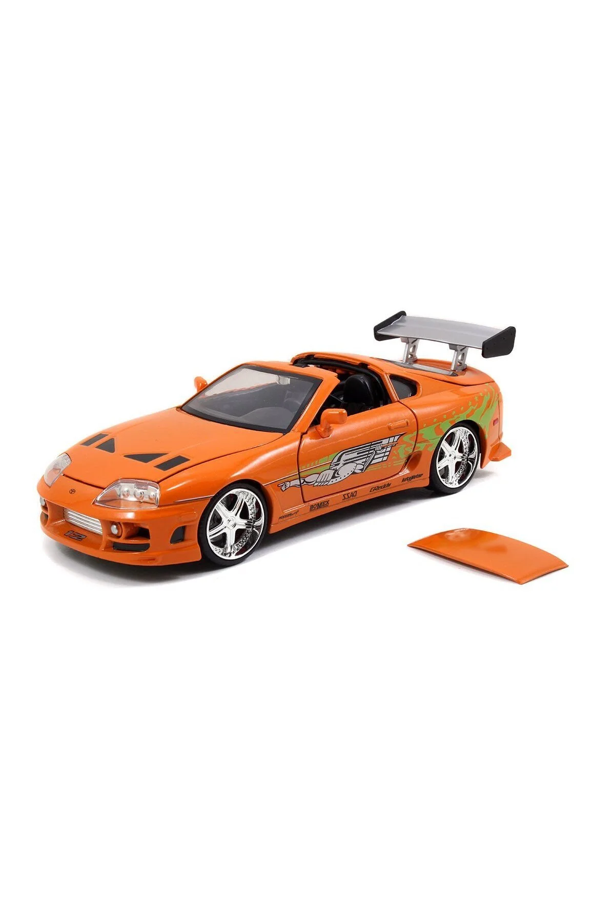 مدل خودرو FAST & FURIOUS 1995 TOYOTA SUPRA 1:24 ریخته گری درب و چمدان باز شد Simba
