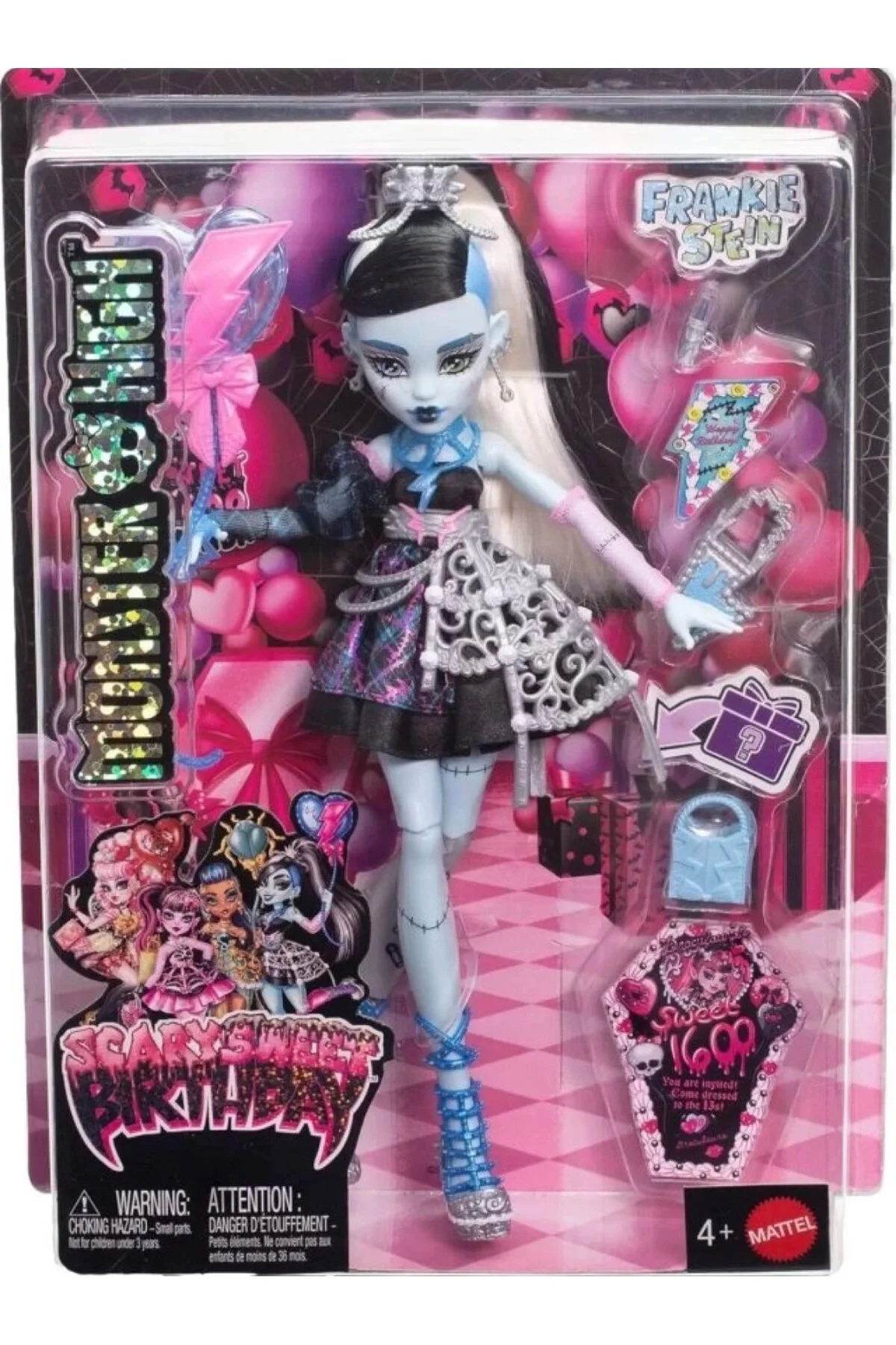 عروسک های اسباب بازی و لوازم جانبی مردانه زنانه تولد شیرین وحشتناک فرانکی اورجینال MONSTER HIGH