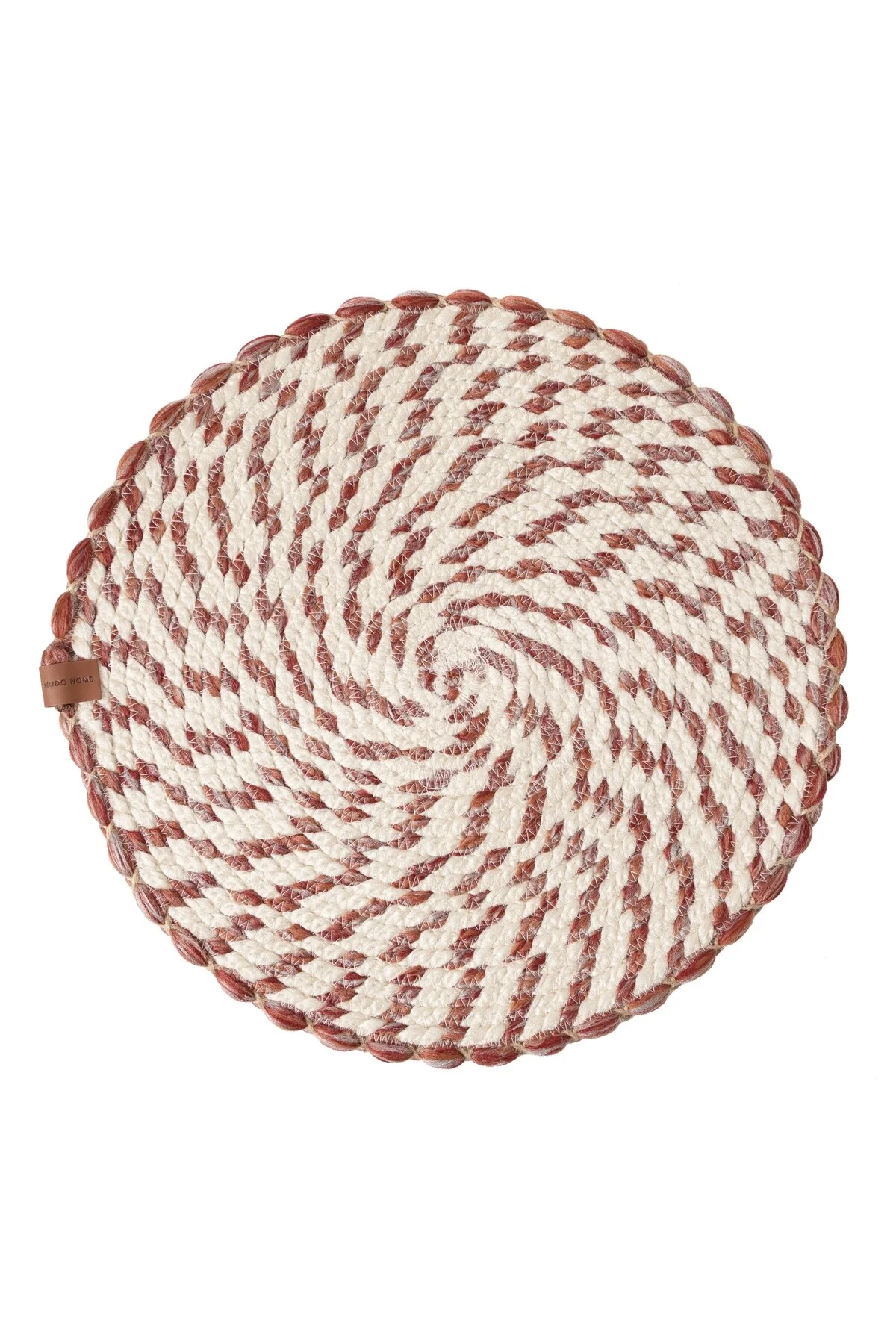 رانر و زیر بشقابی خدمات پالما آمریکایی 37CM RED Mudo Concept