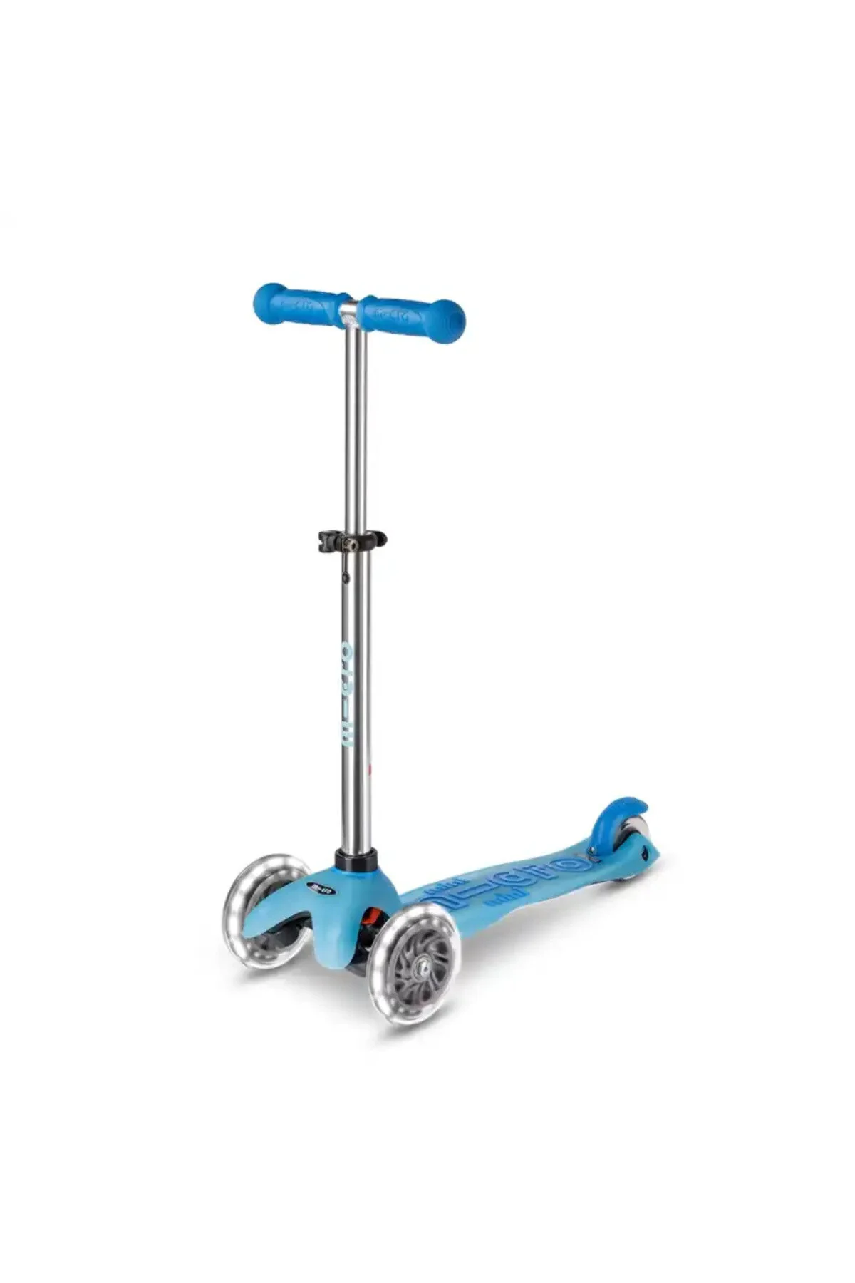اسکوتر کودکان مردانه و زنانه MINI MICRO DELUXE GLOW LED به علاوه قطب شمال BLUE MMD211 میکرو Micro Scooter