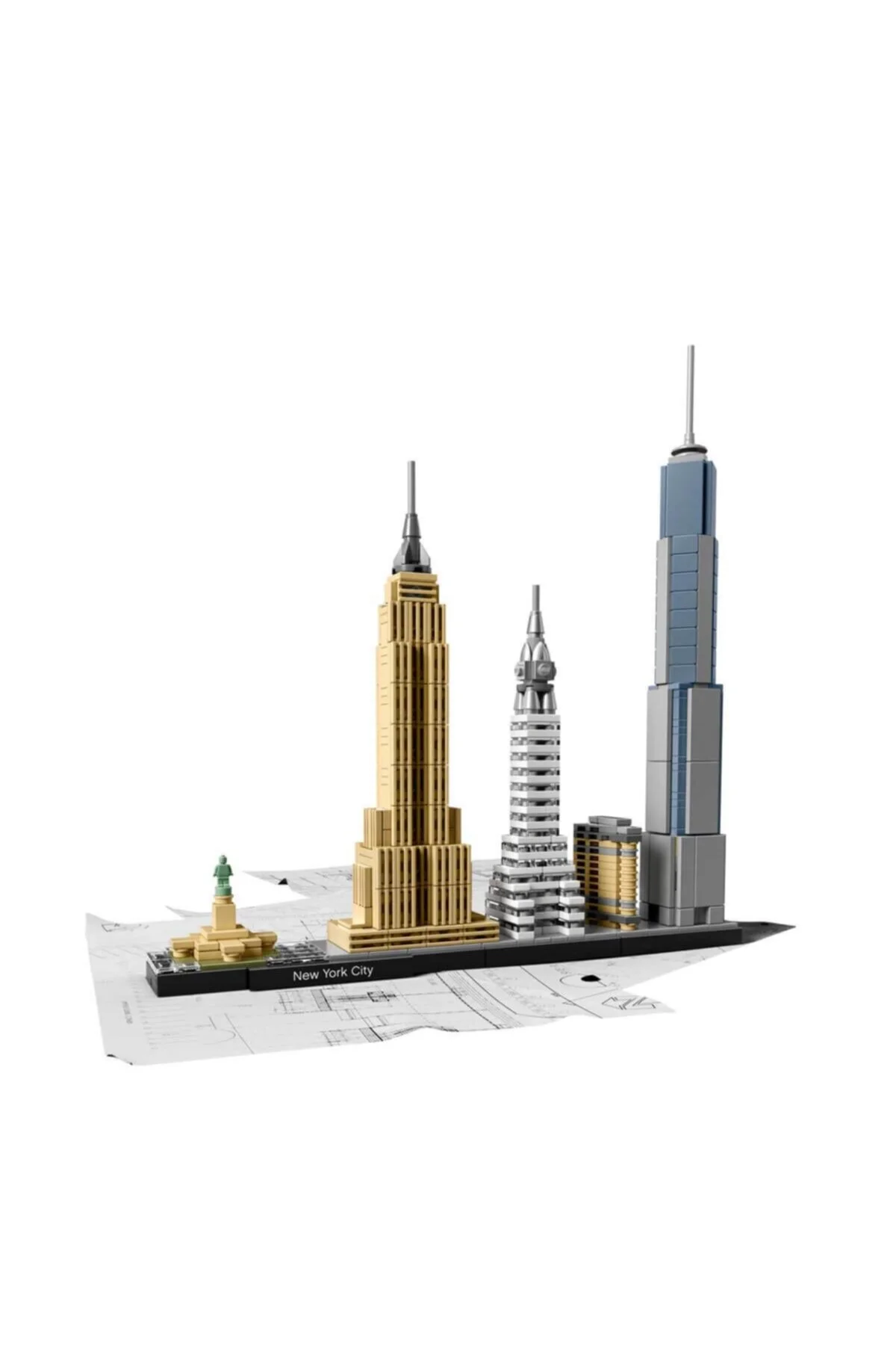 اسباب بازی های پشمی معماری شهر نیویورک 21028 اورجینال LEGO