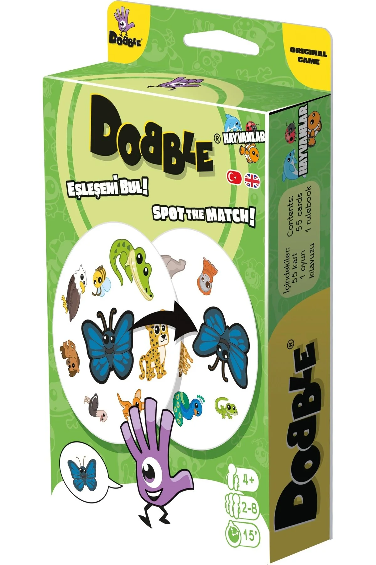بازی های رومیزی حیوانات Dobble Eco Animal  Asmodee