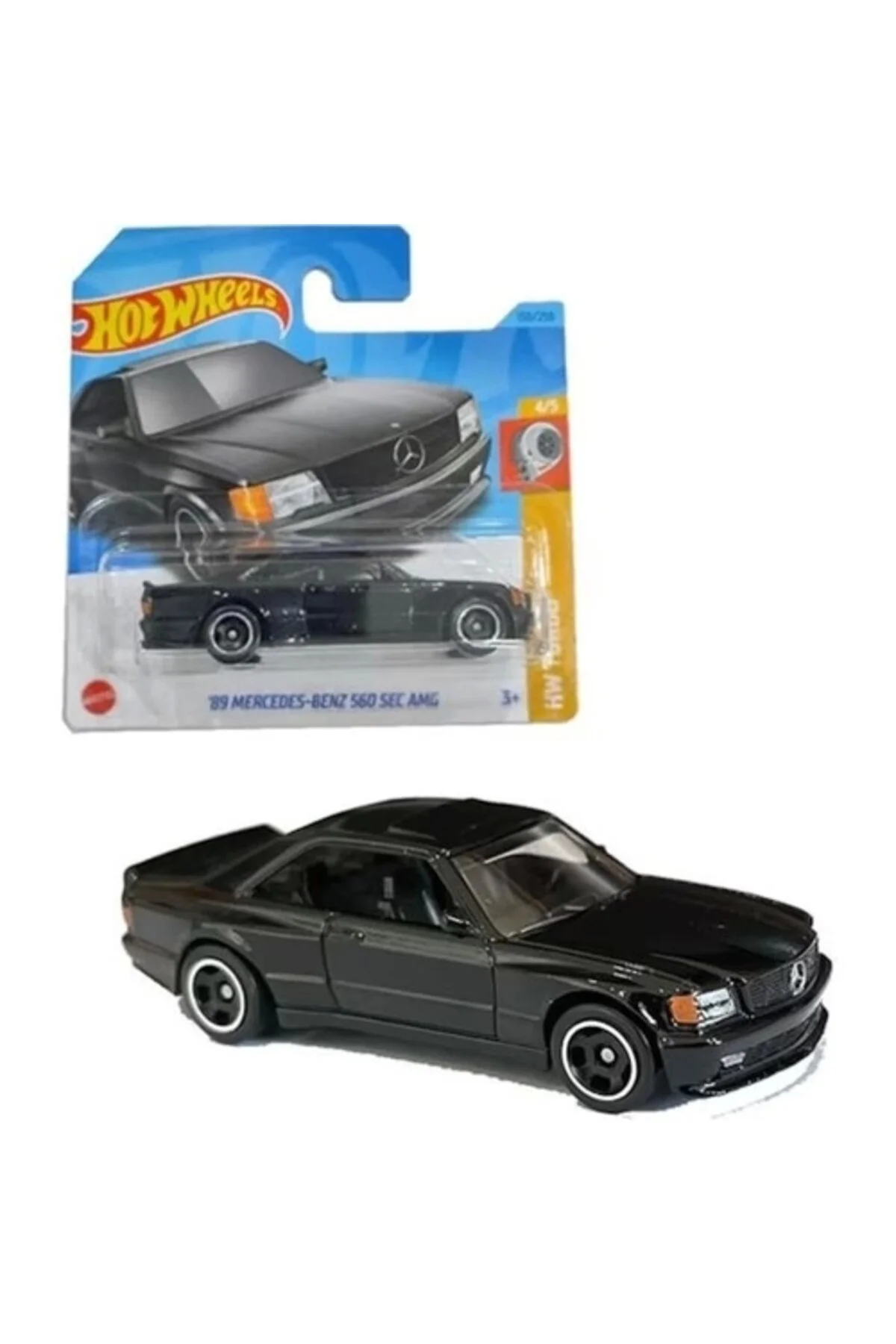 ماشین اسباب بازی های تکی '89 مرسدس بنز 560 ثانیه AMG HKG45 از ترکیه HOT WHEELS
