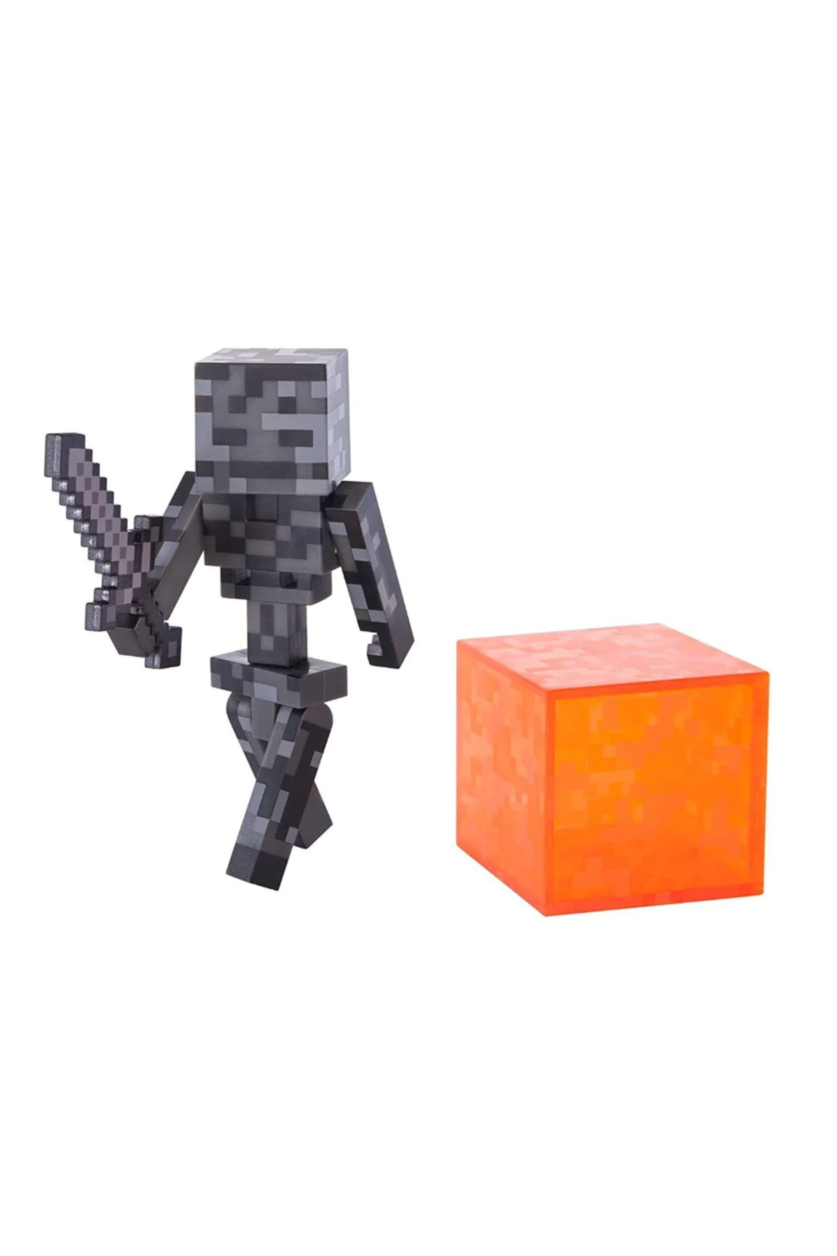اسباب بازی های فیگور شخصیت اکشن 3 اینچی WITHER SKELETON PACK SPECIAL EDITION 2016 YEARS Minecraft x Reserved