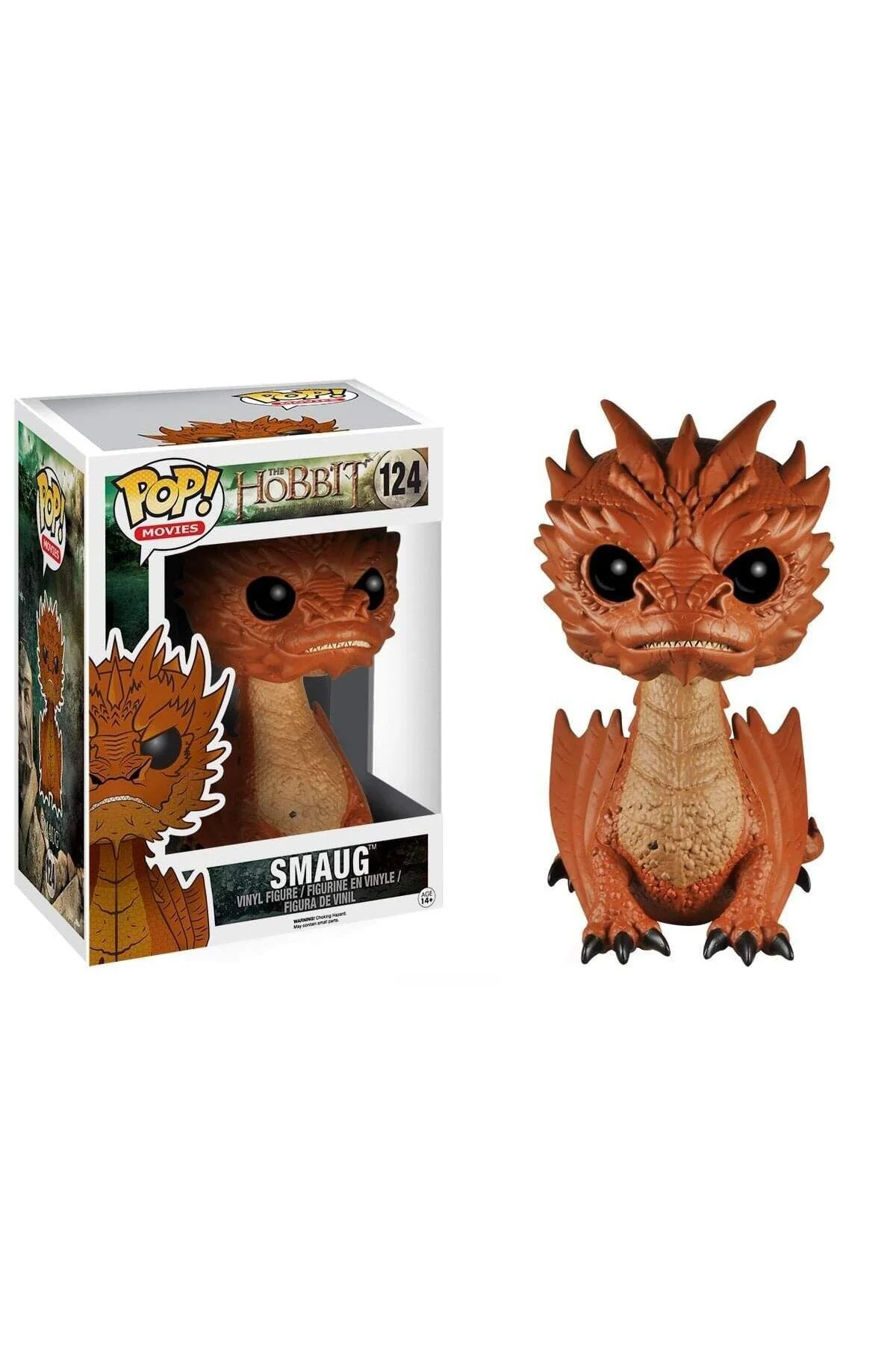 فیگور پاپ LORD OF THE RINGS LOTR MOVIES HOBBIT DESOLAIZATION SMAUG 124 شکل طاق Funko