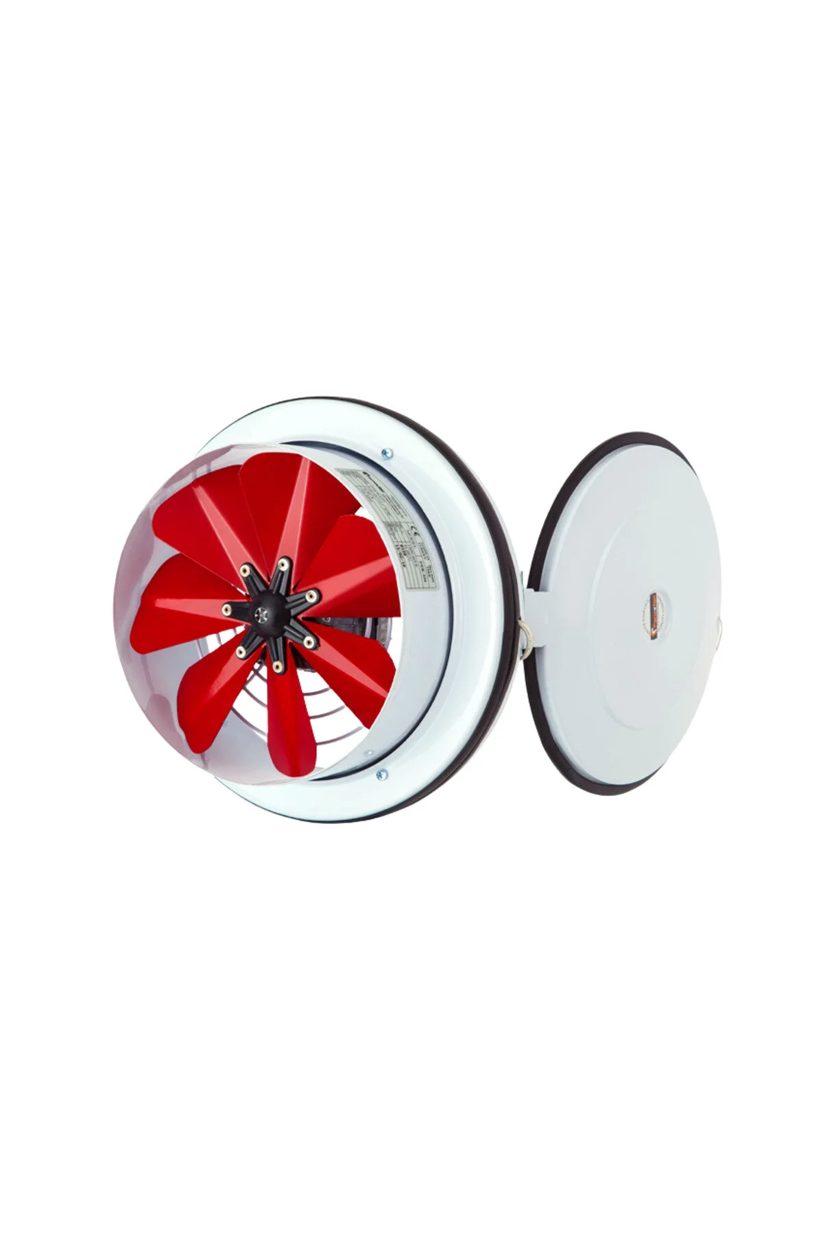 هواکش آسپیراتور محوری پوشش دار PKA 250 KA 800 M³ H جریان هوا قطر 23 سانتی متر Fanex