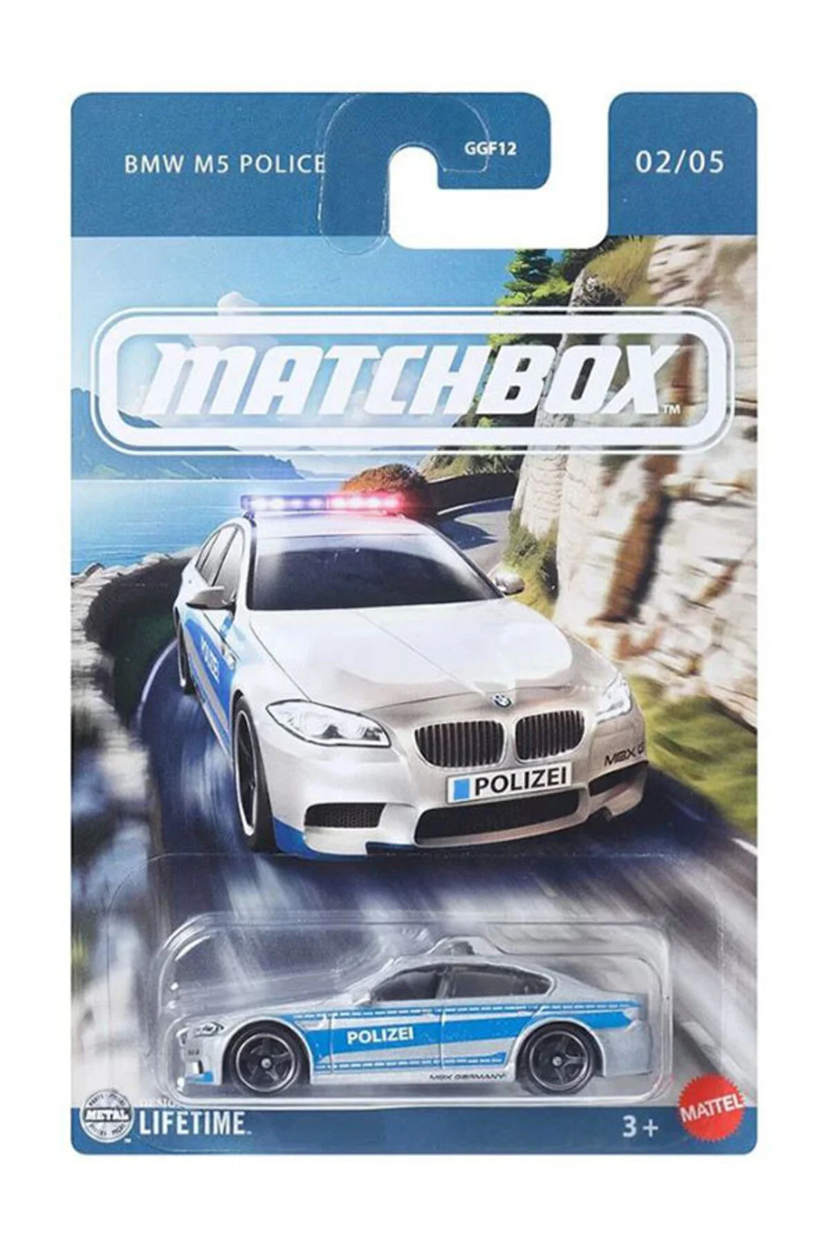 ماشین اسباب بازی جعبه کبریت BMW M5 POLICE خاکستری 1 64 از ترکیه HOT WHEELS