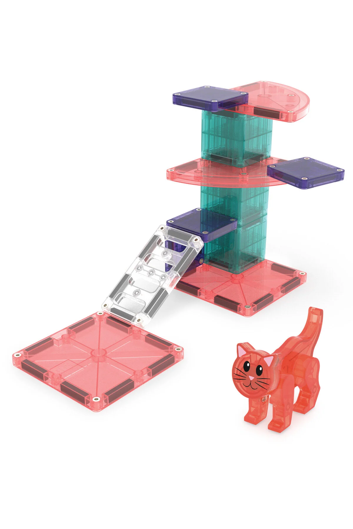 اسباب بازی های آموزشی MAGNA TILES® درخت گربه 13 قطعه Magna Tiles