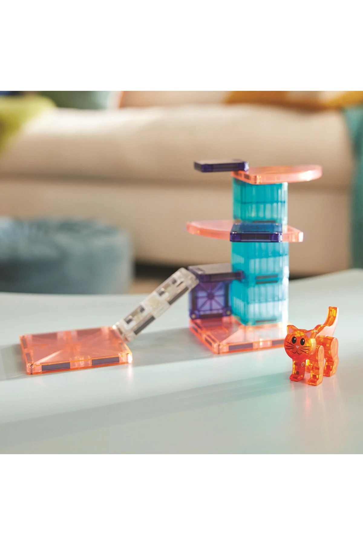 اسباب بازی های آموزشی MAGNA TILES® درخت گربه 13 قطعه Magna Tiles