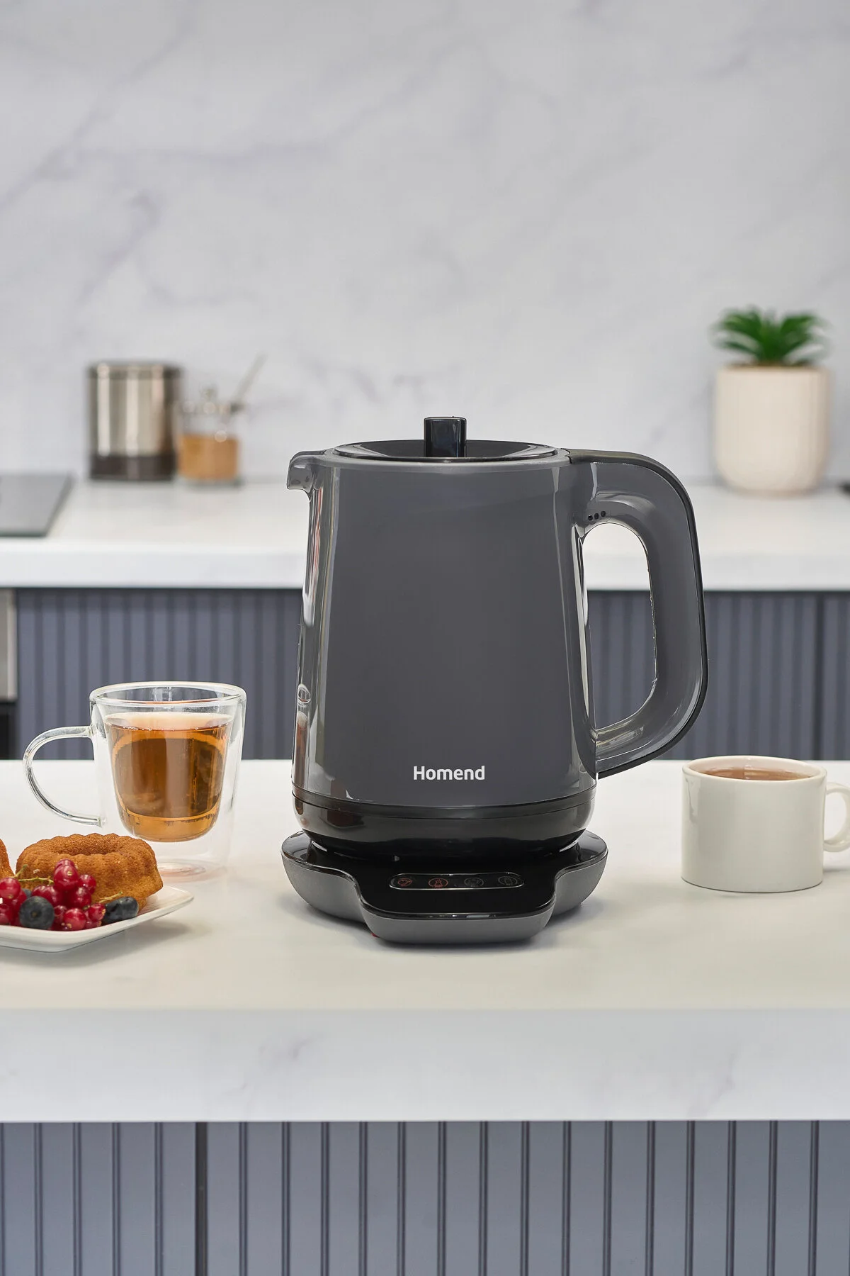 چای ساز ROYALTEA 1729H صحبت کردن دستگاه ANTHRACIT HOMEND