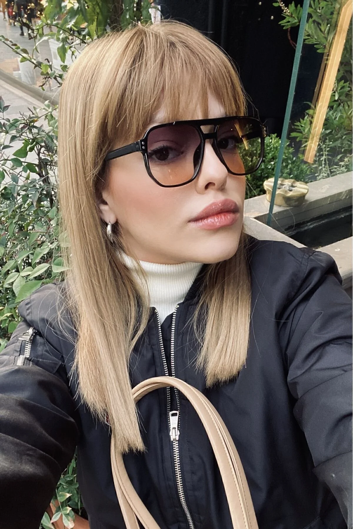 عینک آفتابی مستطیل JASE UNISEX اورجینال REN EYEWEAR