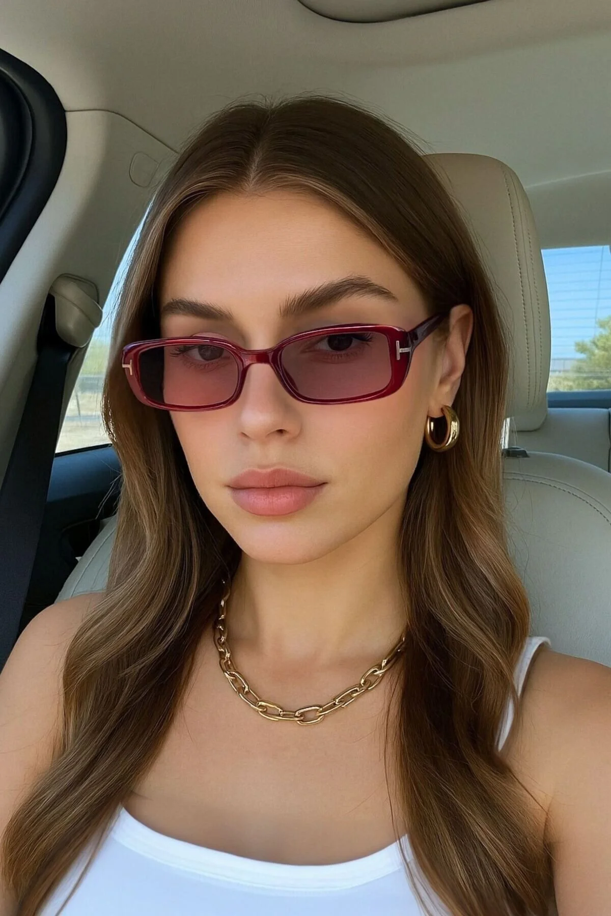 عینک آفتابی KARRY OVAL LEASON اورجینال REN EYEWEAR
