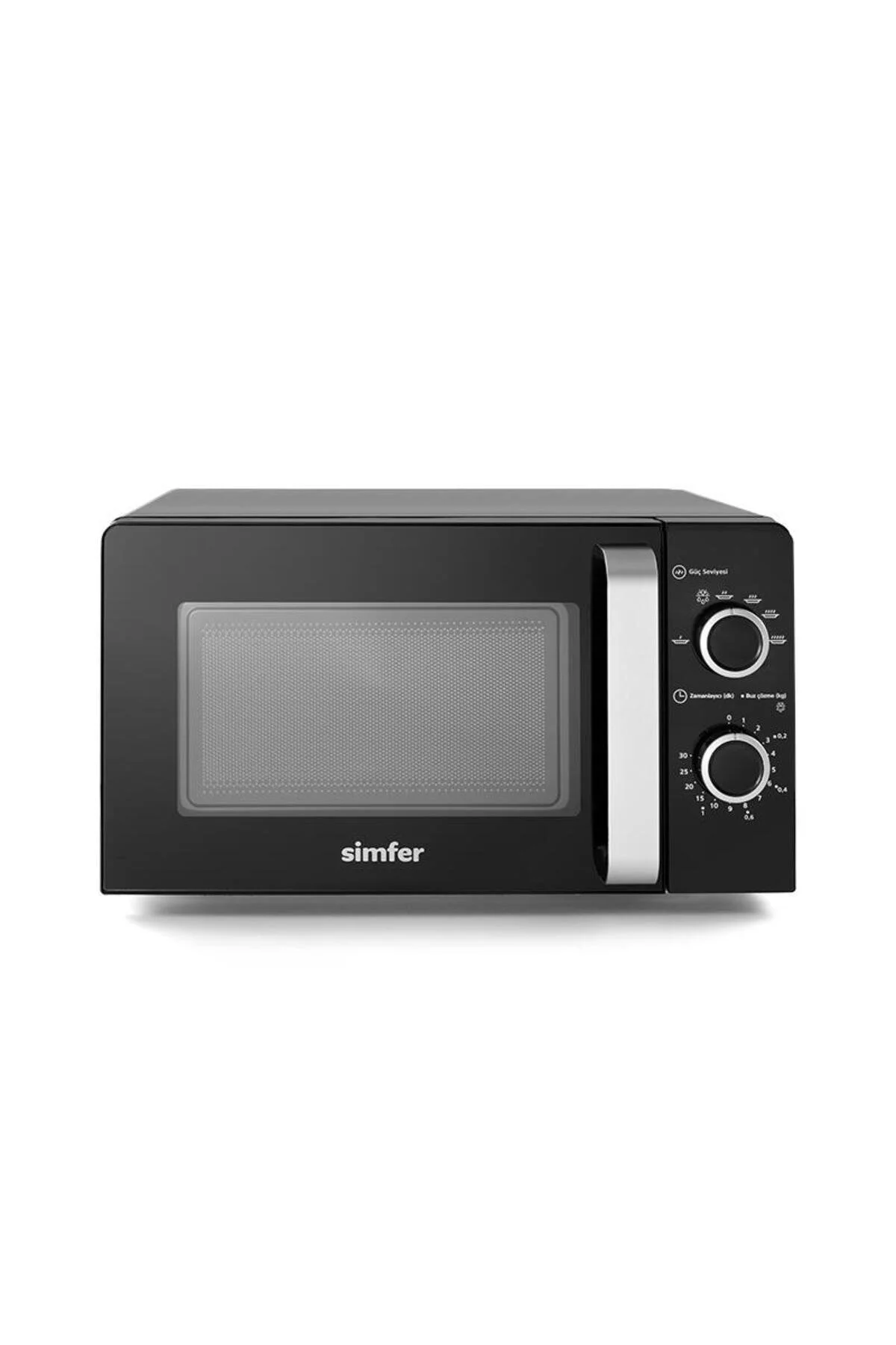 مایکروویو مایکروفر مکانیکی 20 لیتری مشکی SK 4603 W اورجینال Simfer