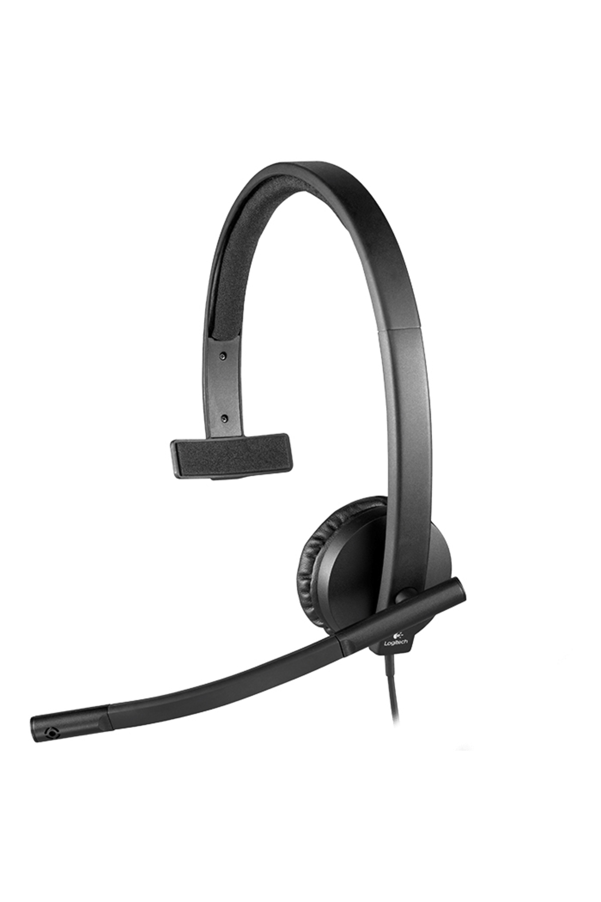 هدفون سیمی روگوشی USB H570E MONO 981 000571 logitech - logitech - هدفون سیمی روگوشی