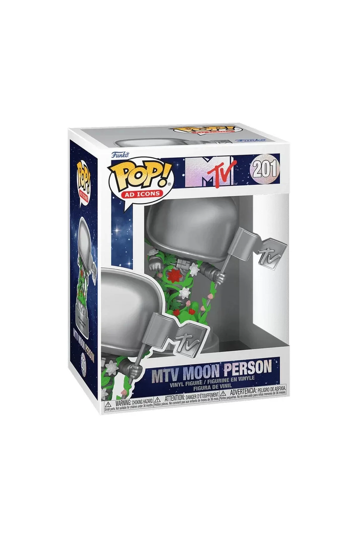 اسباب بازی های فیگور شخصیت نمادهای AD شکل پاپ MTV 40TH MOON PERSON Funko