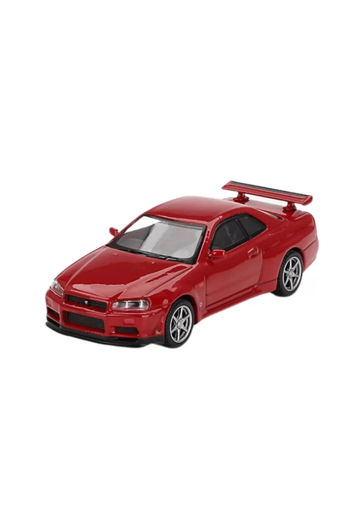 ماشین اسباب بازی 1 64 NISSAN SKYLINE GT R R34 V SPEC ACTIVE RED mini gt