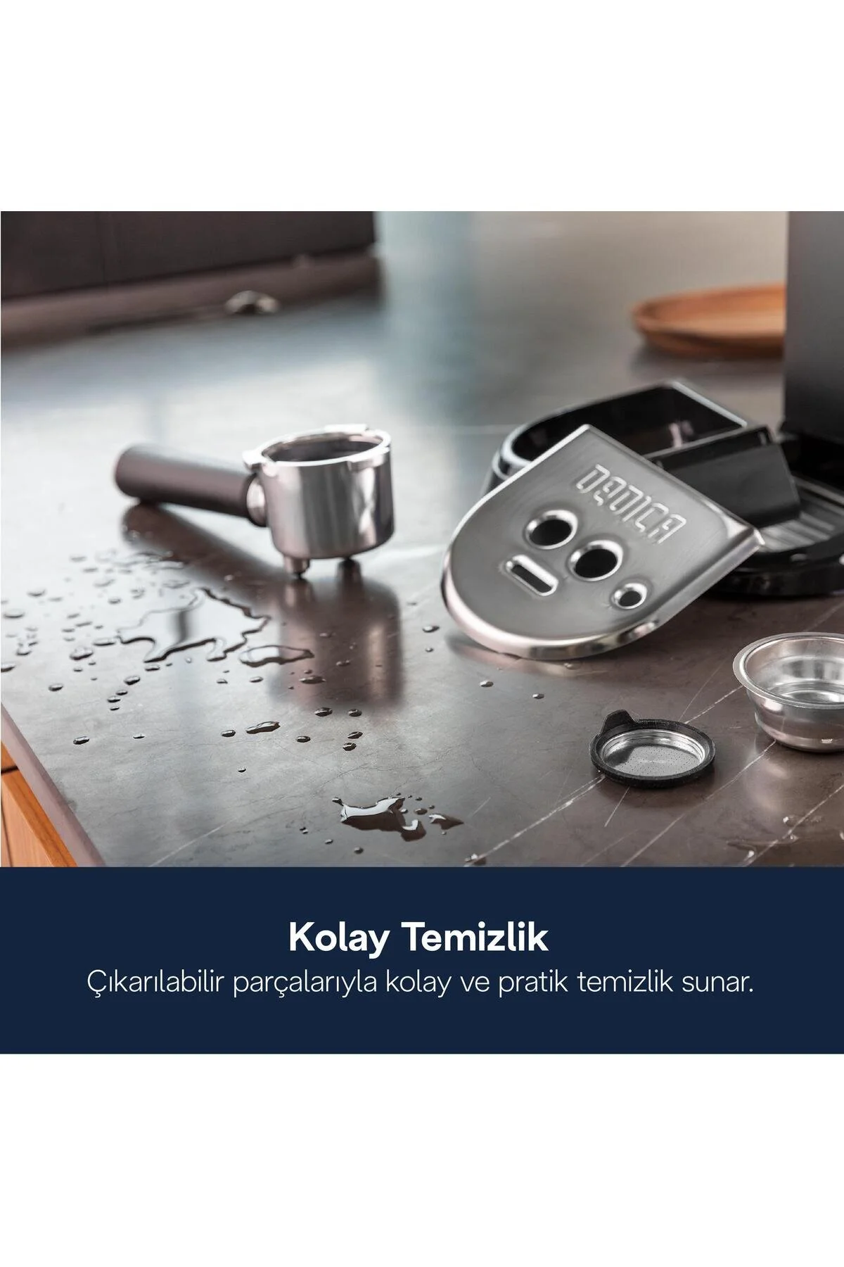 دستگاه اسپرسو و کاپوچینو قهوه ساز دستی ددیکا EC885.BG اورجینال Delonghi