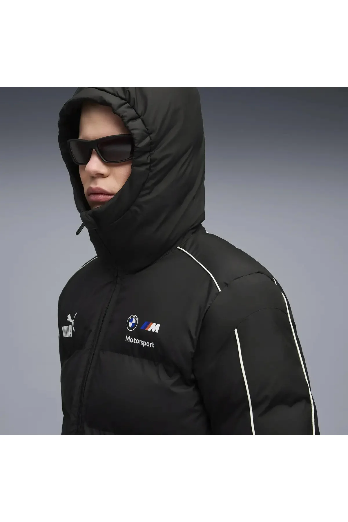 کاپشن مانتو مردانه مشکی BMW MMS MT7+ ECO PUFFER JKT پوما Puma