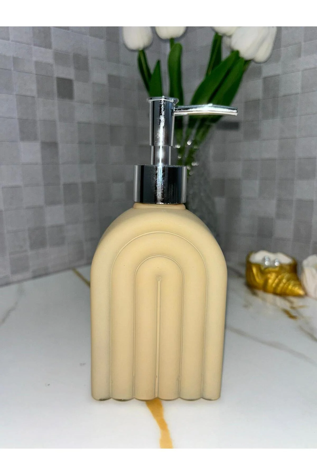 جاصابونی 450 میلی لیتر روی طراحی رنگین کمان ضد شیشه SOAPLUK Paçi