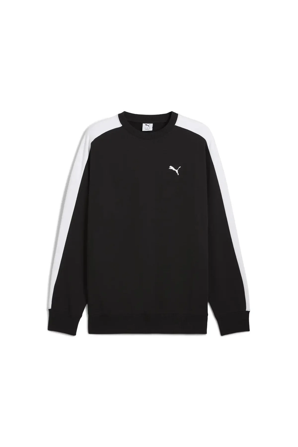 سویشرت مردانه مشکی T7 RELAXED خدمه پوما Puma
