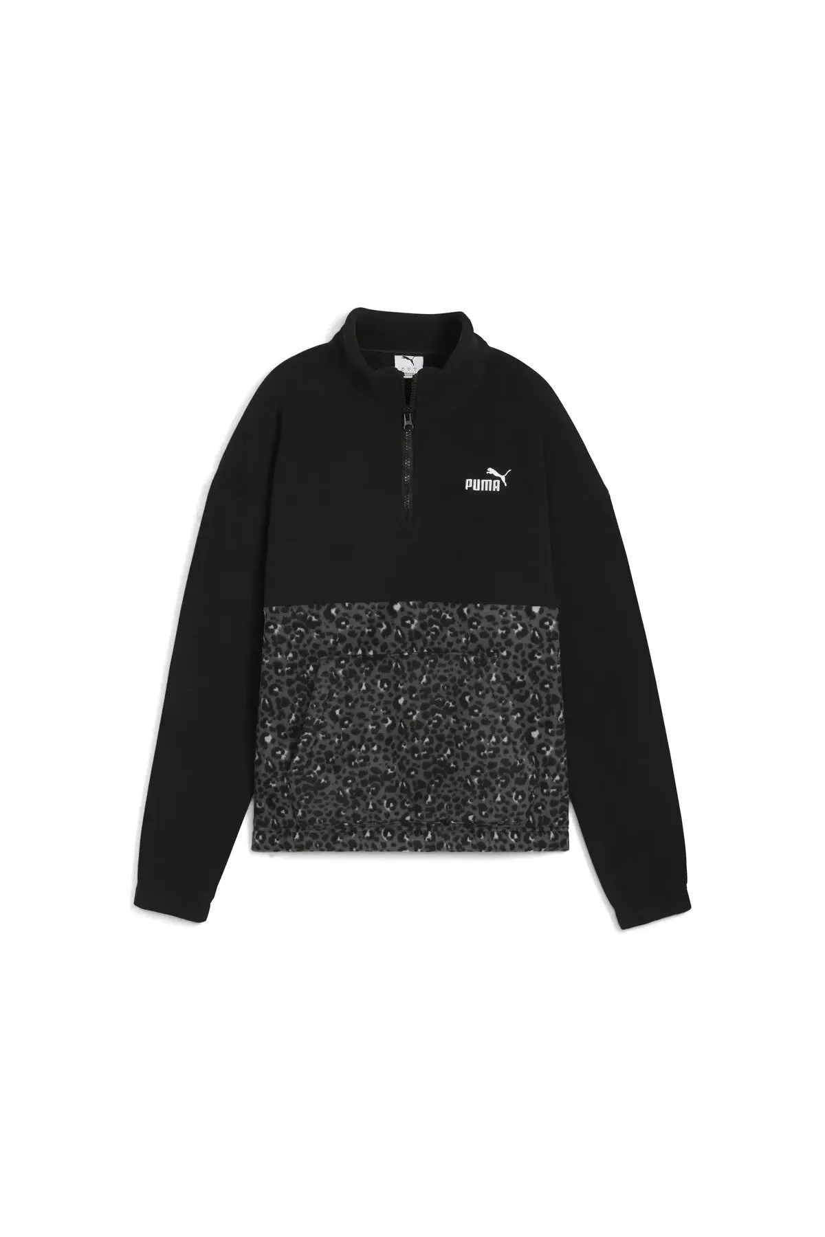 سویشرت زنانه مشکی ESS ANIMAL خدمه پوما Puma