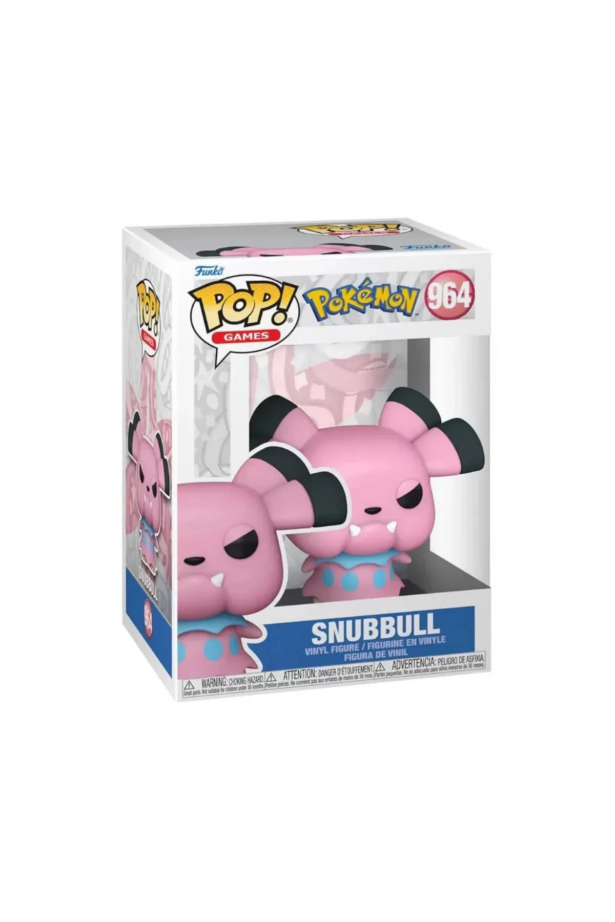 اسباب بازی های فیگور شخصیت پاپ POKEMON SNUBBULL Funko