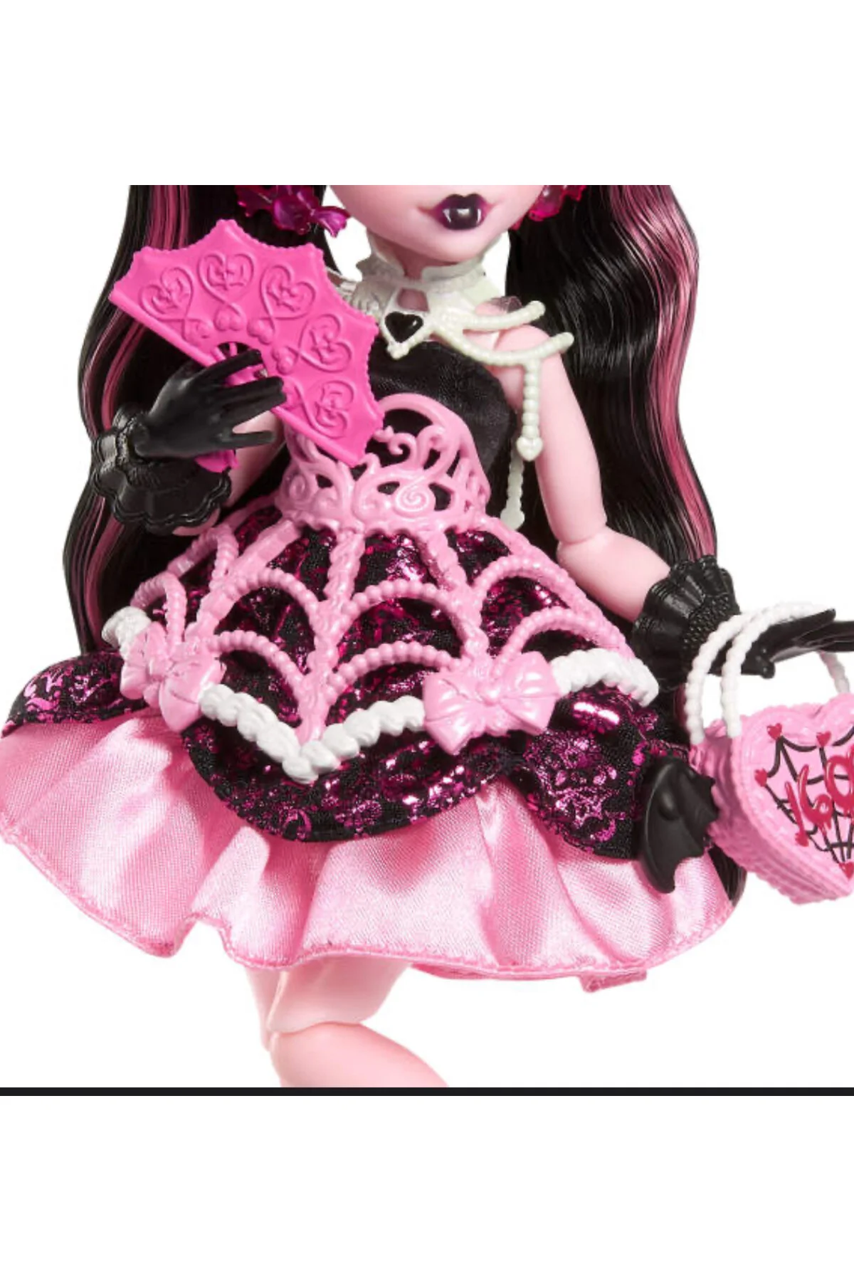 عروسک های اسباب بازی و لوازم جانبی سریال تولد باحال DRACULAURA اورجینال MONSTER HIGH