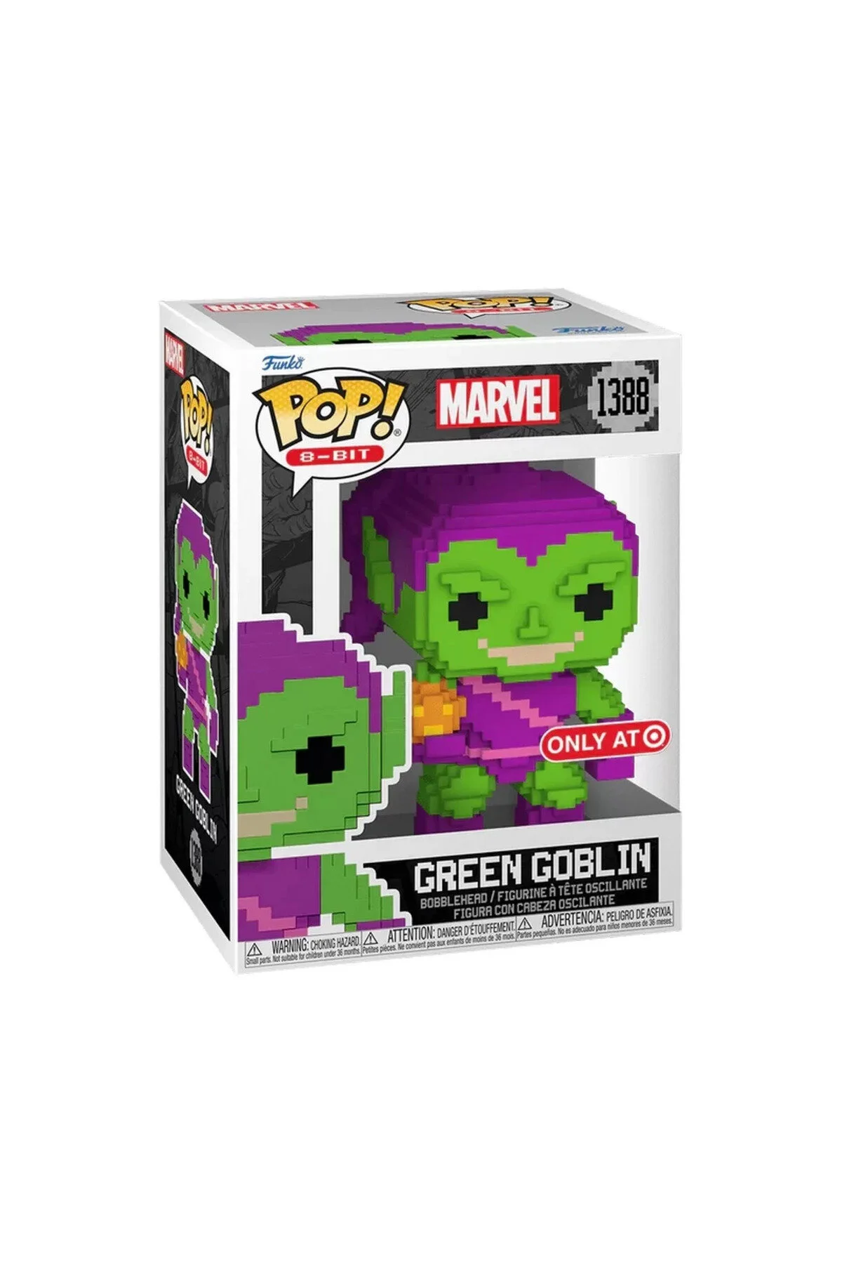 اسباب بازی های فیگور شخصیت پاپ مارول: 8 BIT نسخه ویژه GREEN GOBLIN Funko