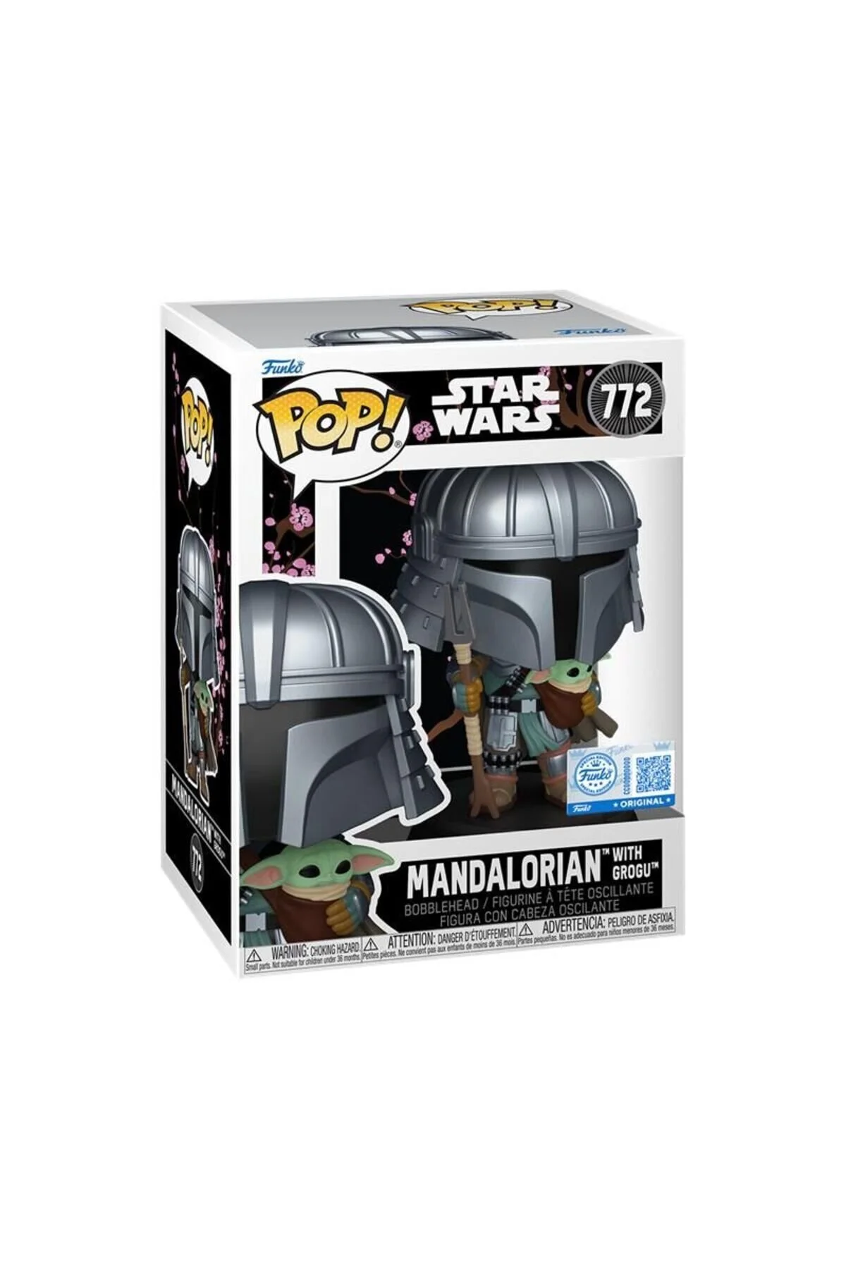 فیگور فیلم های پاپ جنگ ستارگان ماندالوریان با گروگو نسخه ویژه شماره: 772 از ترکیه Funko