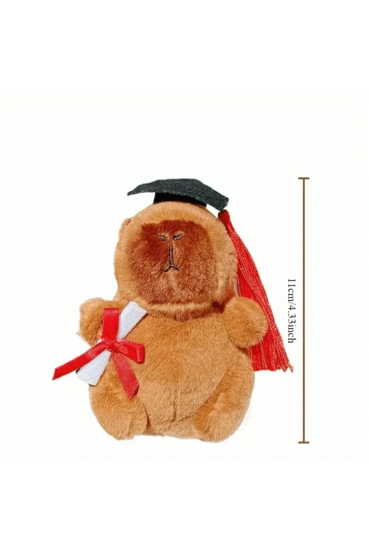 اسباب بازی های پشمی مخمل خواب دار CAPYBARA کلاه فارغ التحصیلی MODA