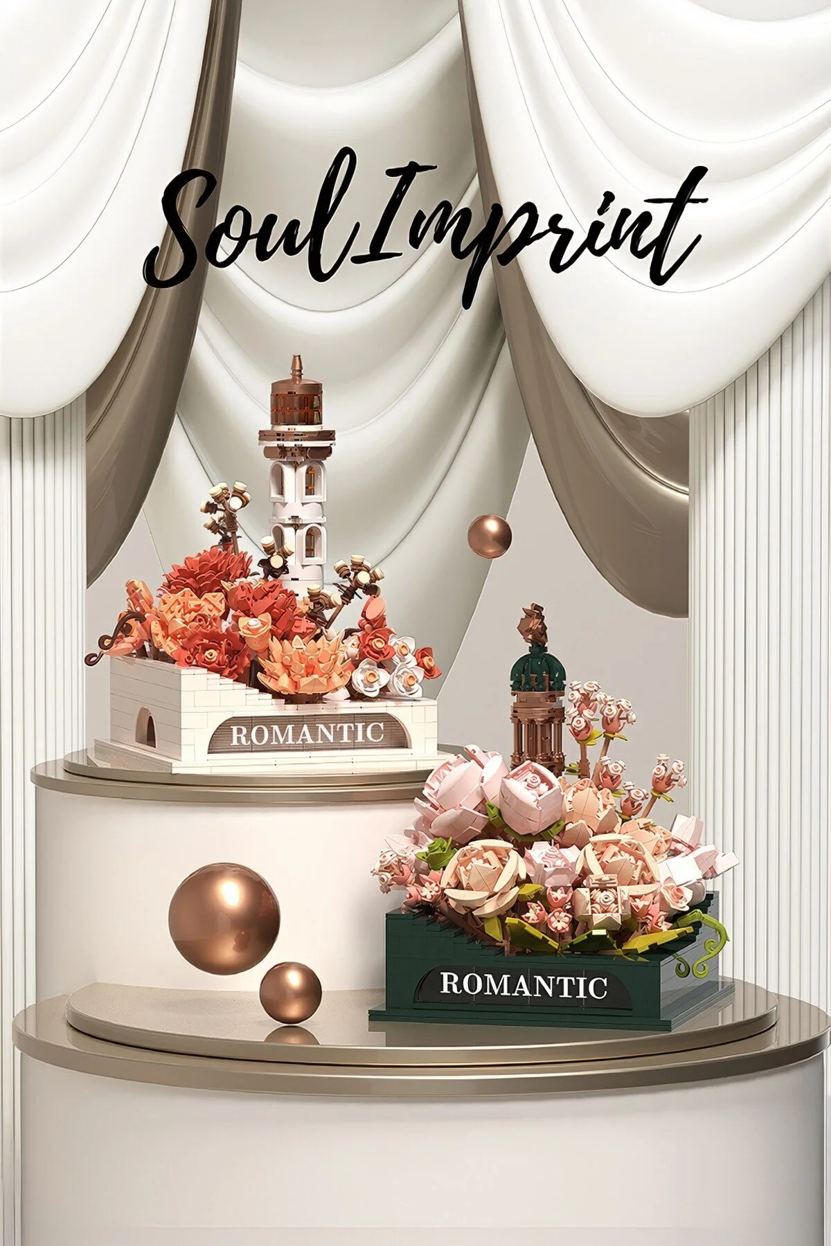لگو و اسباب بازی های ساخت محور مجموعه بلوک ساختمانی مینی قرارداد عشق سری LOVE MARK از ترکیه balody