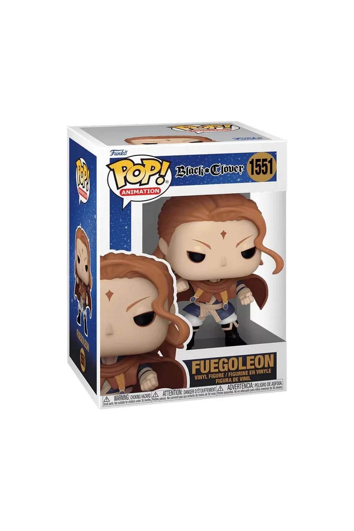 اسباب بازی های فیگور دیگر مردانه و زنانه پاپ انیمیشن سیاه شبدر FUEGOLEON 72116 Funko